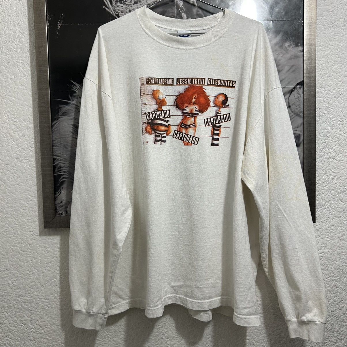 Mexicana MARTÍN LÓPEZ THE SIMPSONS MEXICAN PARODY VINTAGE SHIRT