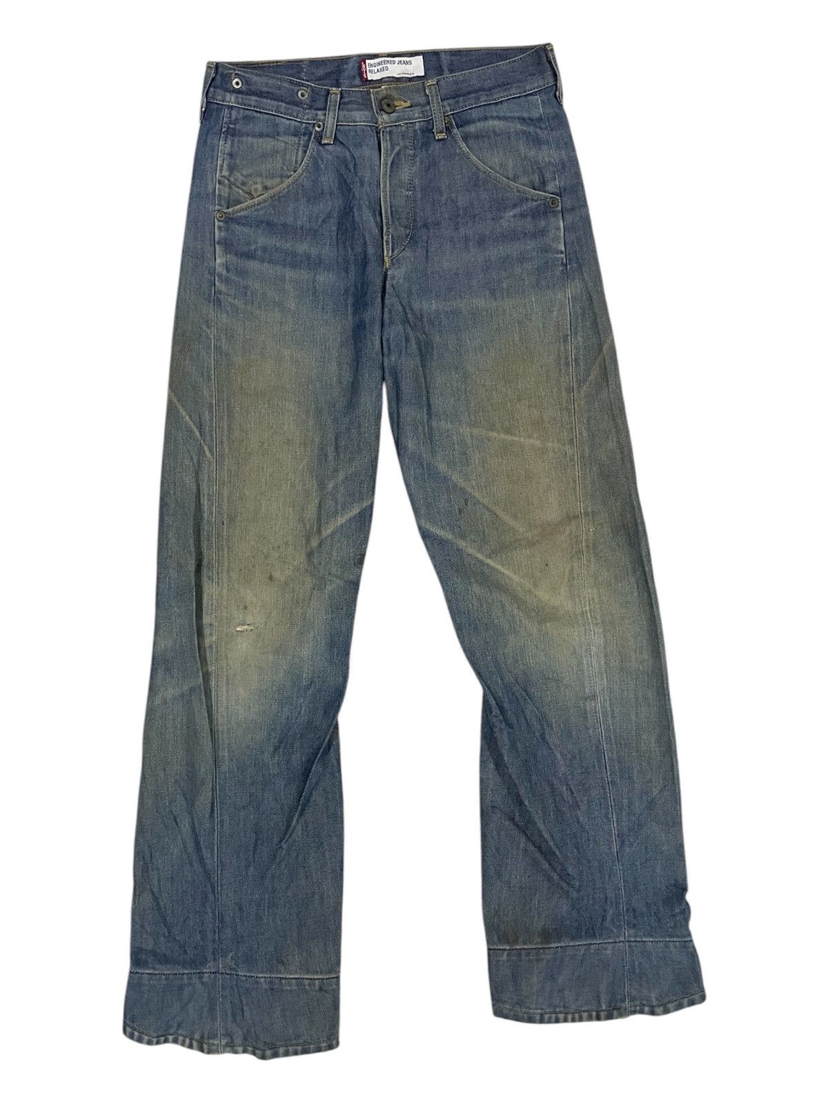 Hi Tec 2000s Levis Engineered Twist Leg Tech Wear Jeans Rusty Denim Size US 40 / EU 56 - 2 Thumbnail