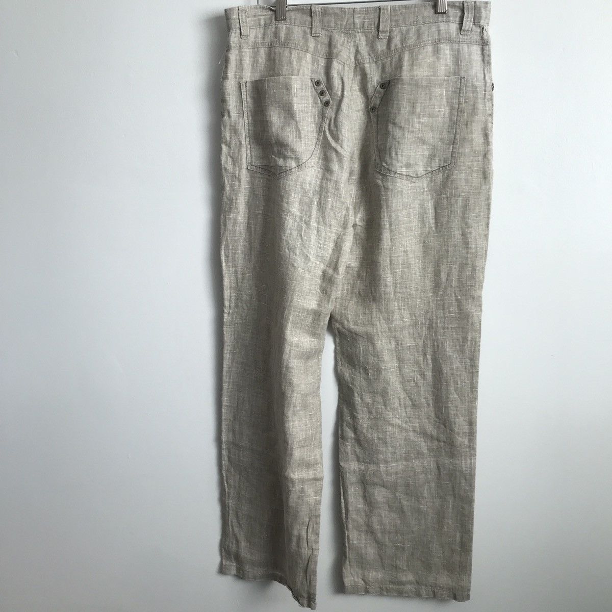 Zara Santoryo Textile 100% Linen Pant Mens EU 44 Size US 36 / EU 52 - 3 Thumbnail