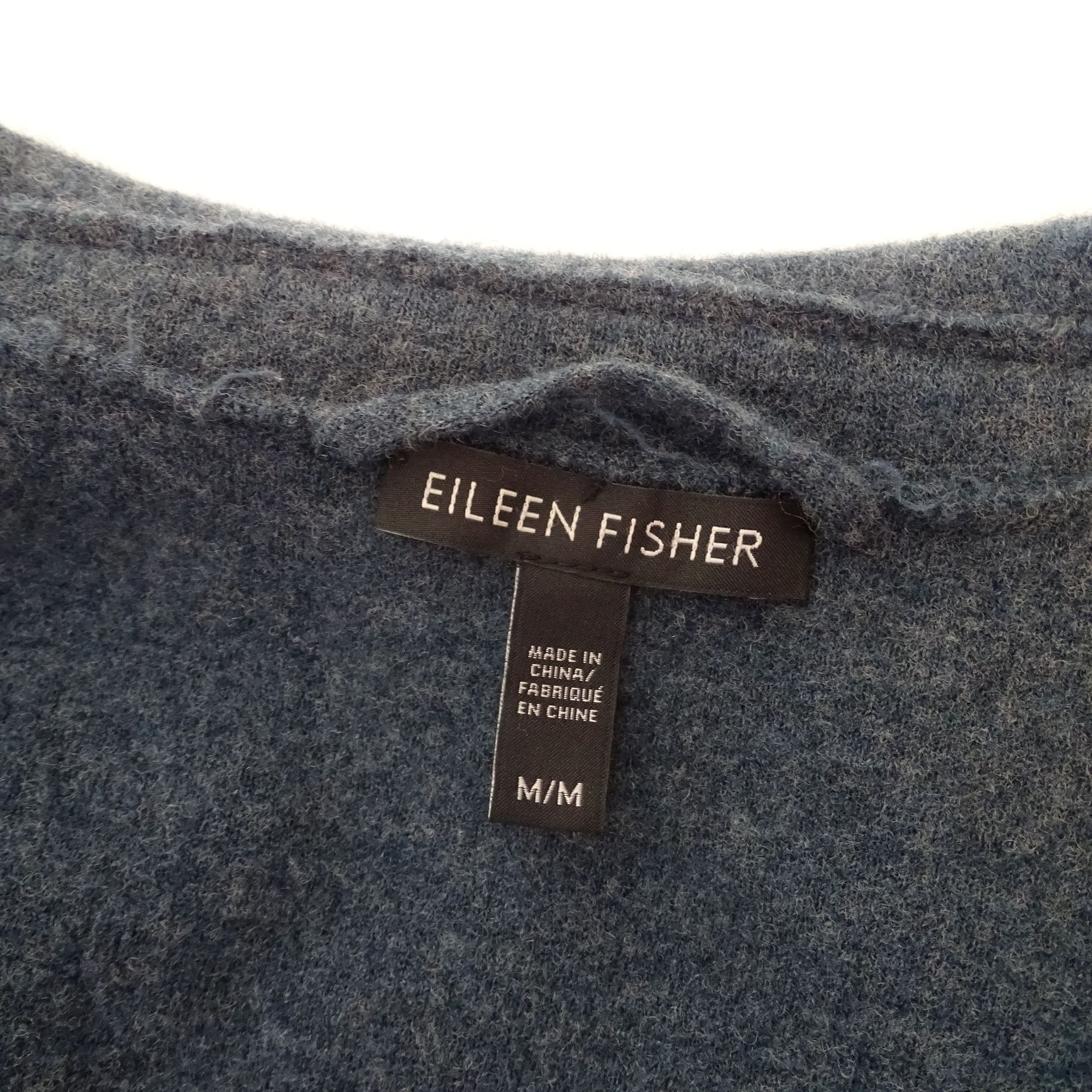 Eileen Fisher Eileen Fisher Women Blue Wool Cardigan Jacket Size M Size M / US 6-8 / IT 42-44 - 6 Thumbnail