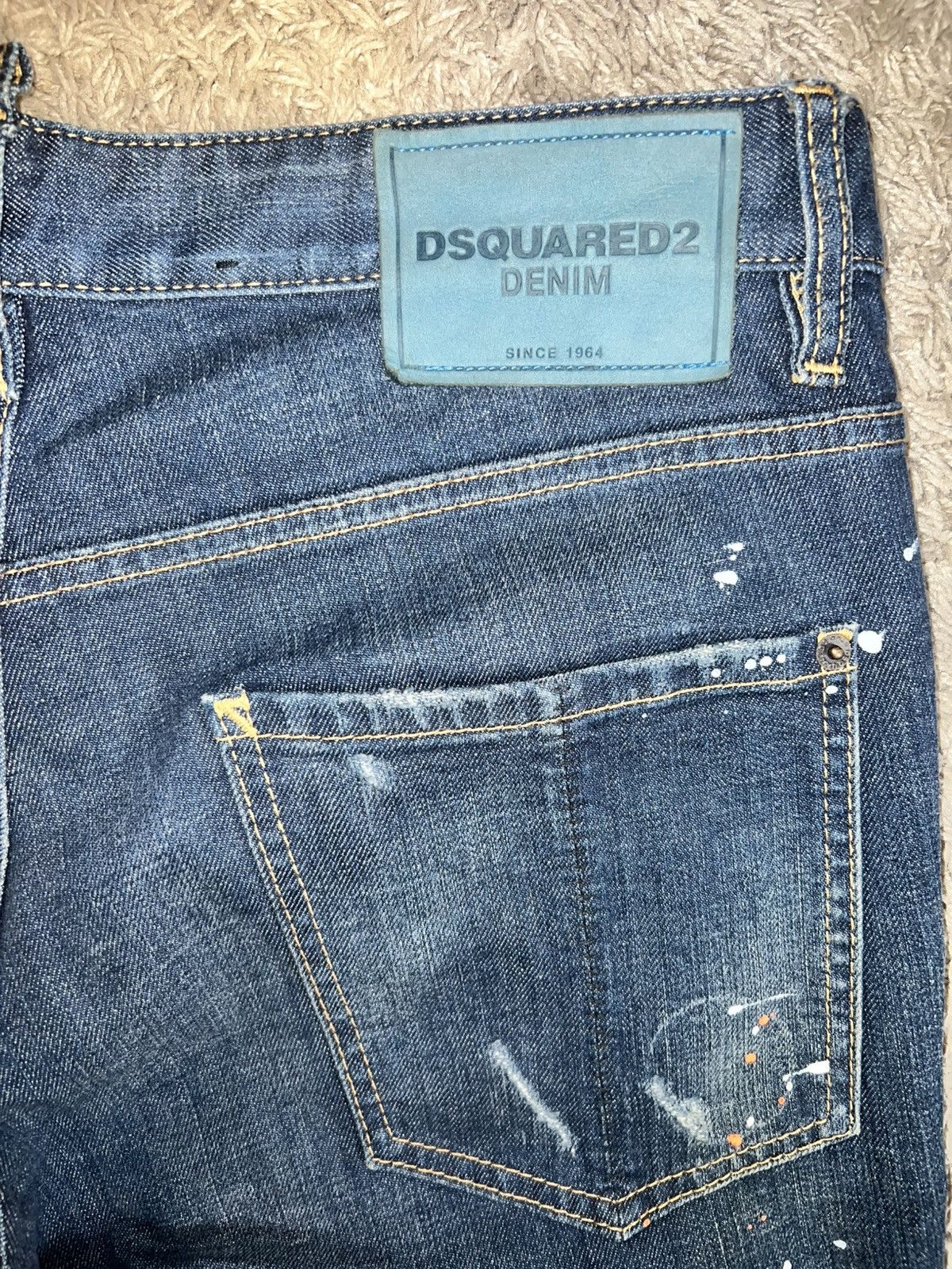 Dsquared2 SUPER SKINNY DISTRESSED DSQUARED2 CLEMENT JEANS Size US 34 / EU 50 - 5 Thumbnail