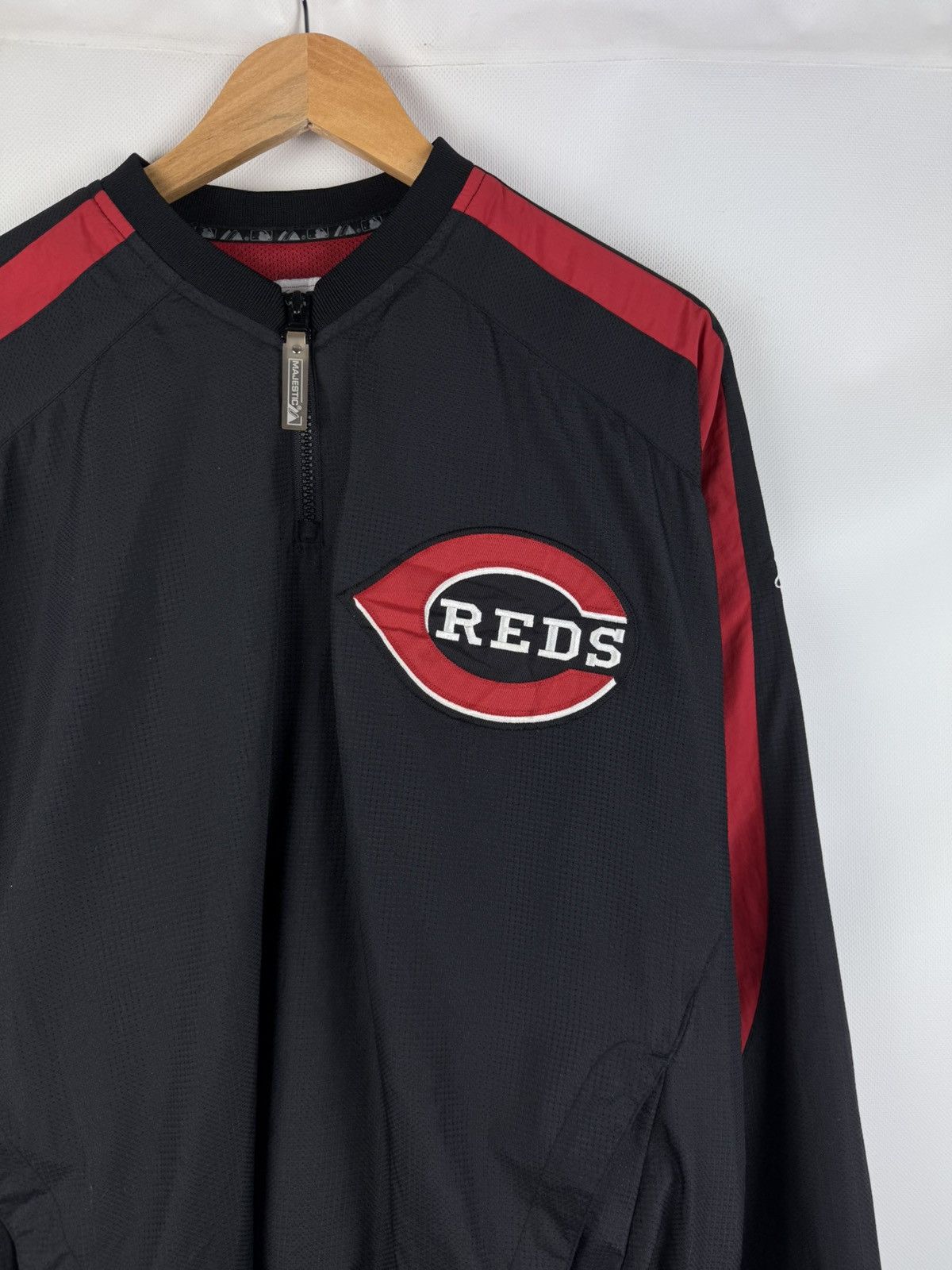 Majestic Majestic Cincinnati Reds Vintage Men’s Anorak Jacket Size M Size US M / EU 48-50 / 2 - 6 Thumbnail