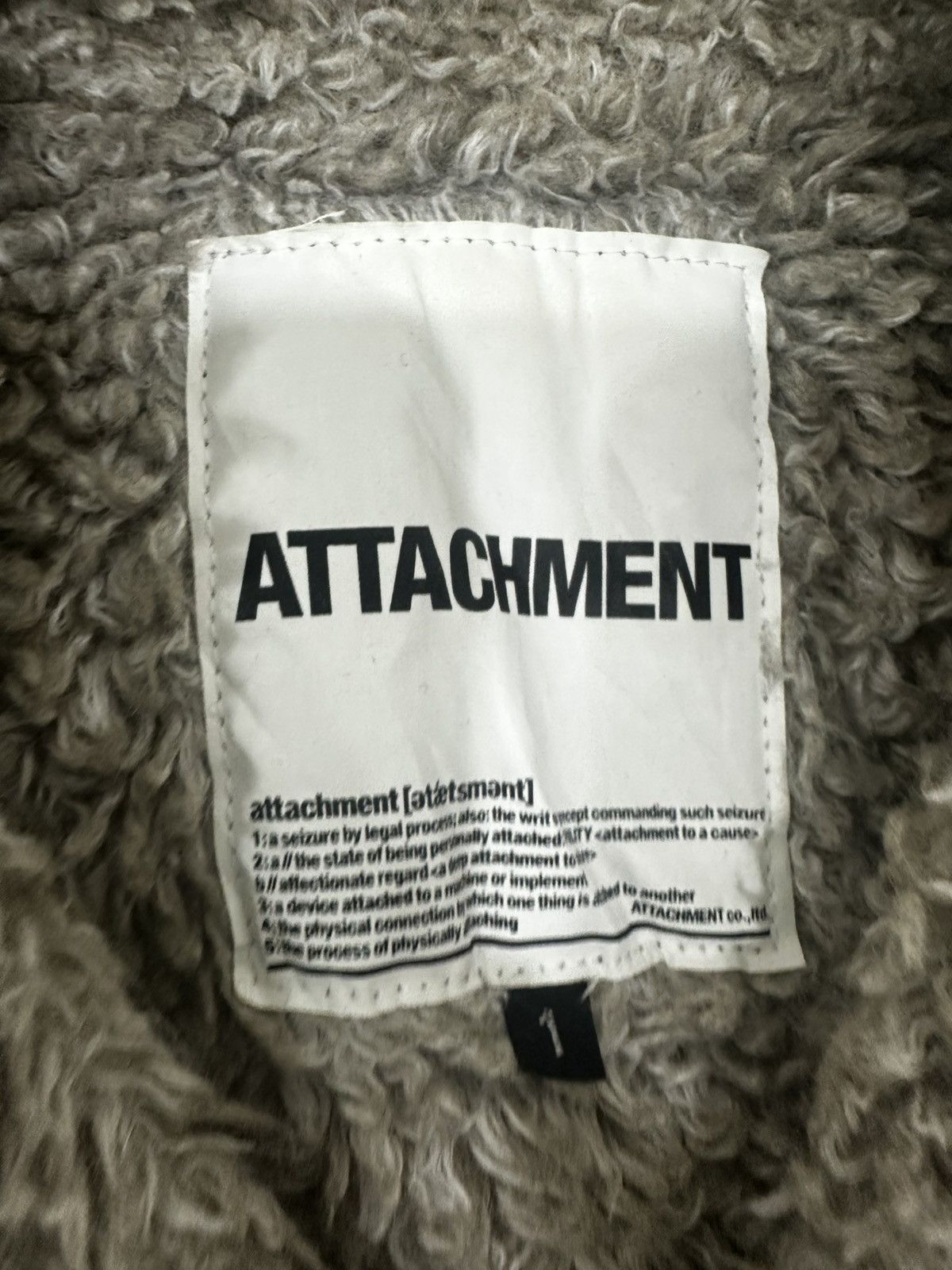 Attachment Attachment Trucker Jacket Corduroy Sherpa Design Jacket Size US S / EU 44-46 / 1 - 3 Thumbnail