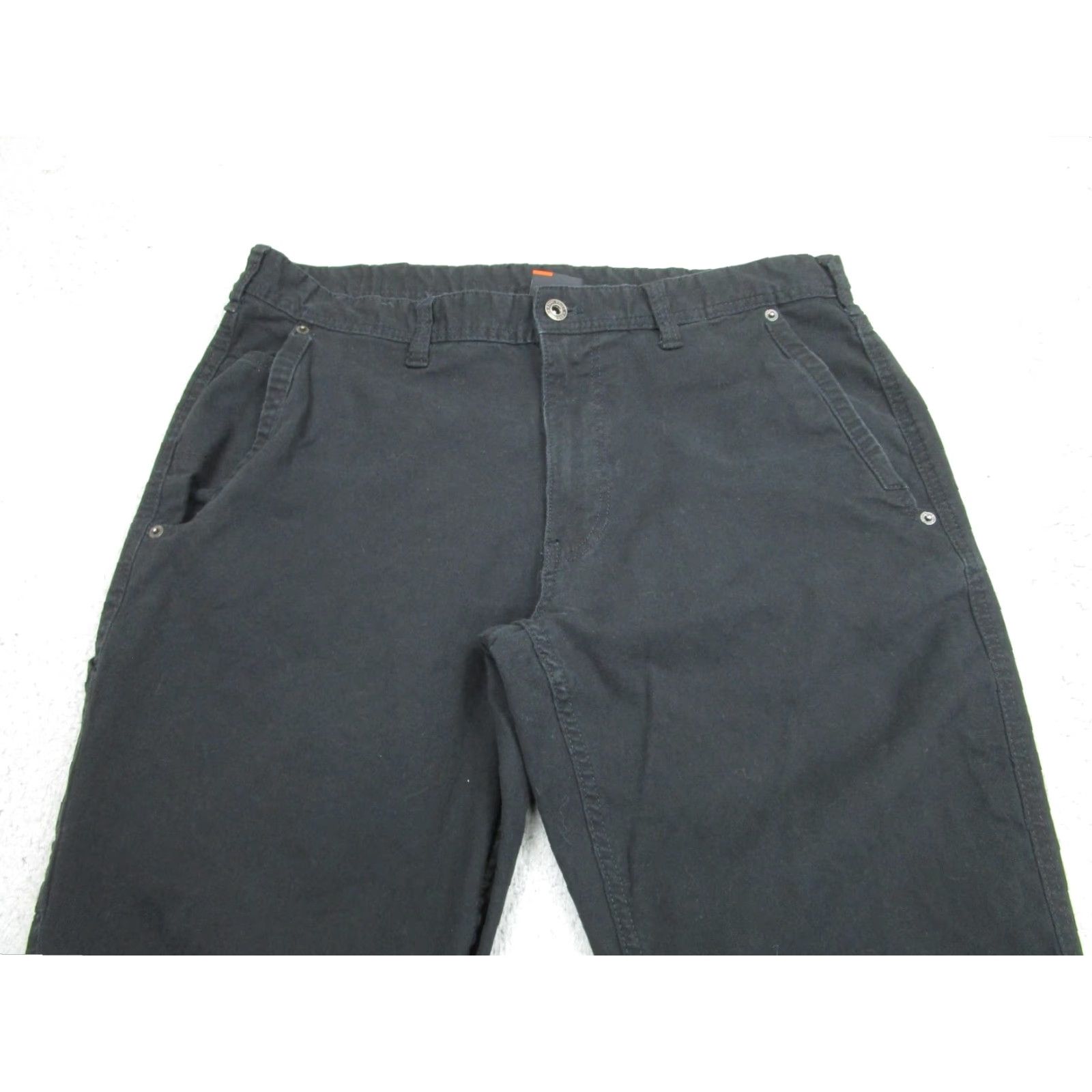 Eddie Bauer Eddie Bauer Cargo Pants Mens 36x32 Black Canvas Travex Workwear Stretch Cargo Pants Mens Black Travex Canvas Utility Pants Size US 36 / EU 52 - 2 Thumbnail