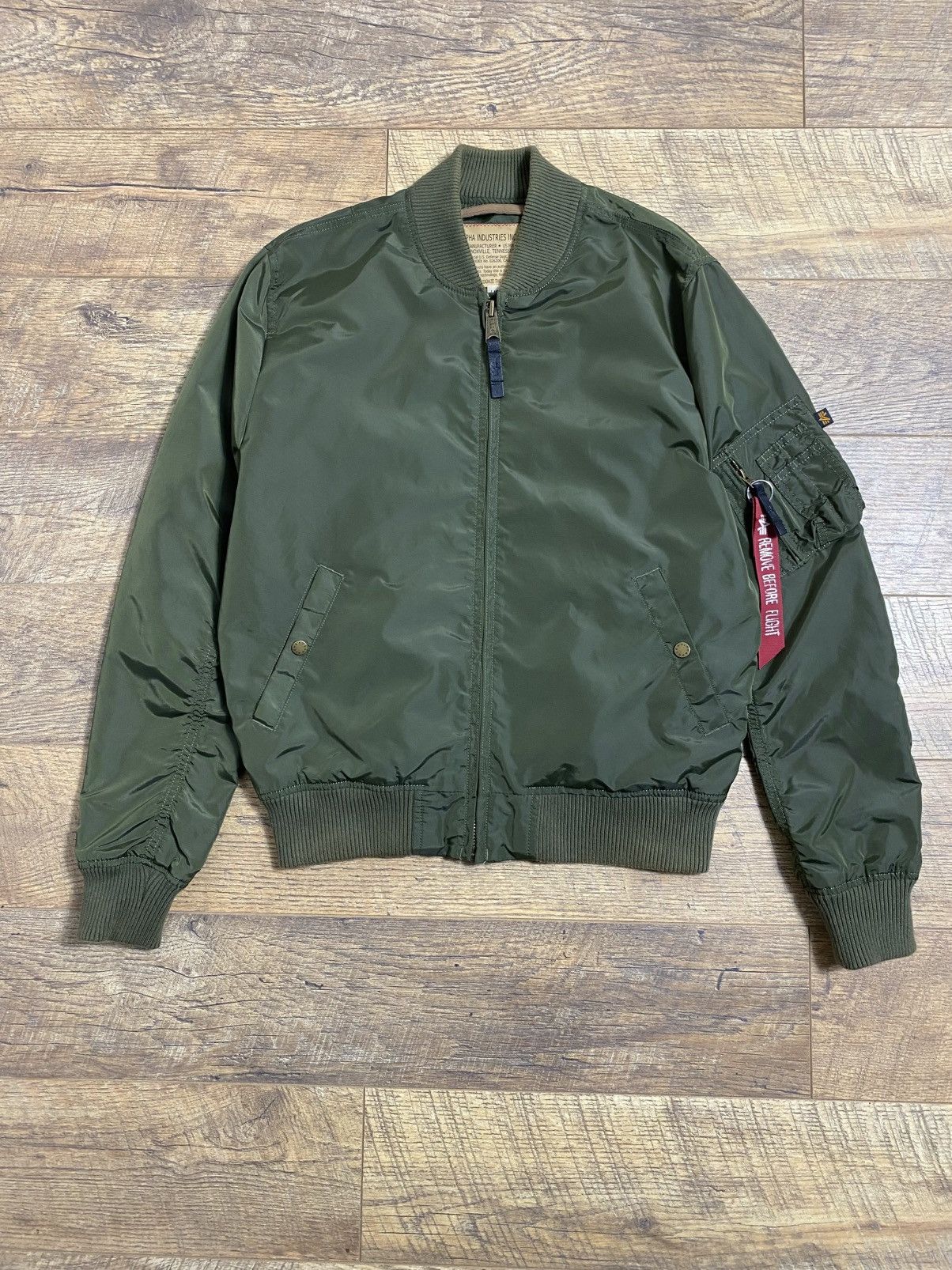 Alpha Industries MA-1 Flight Jacket Sage Green - Size L
