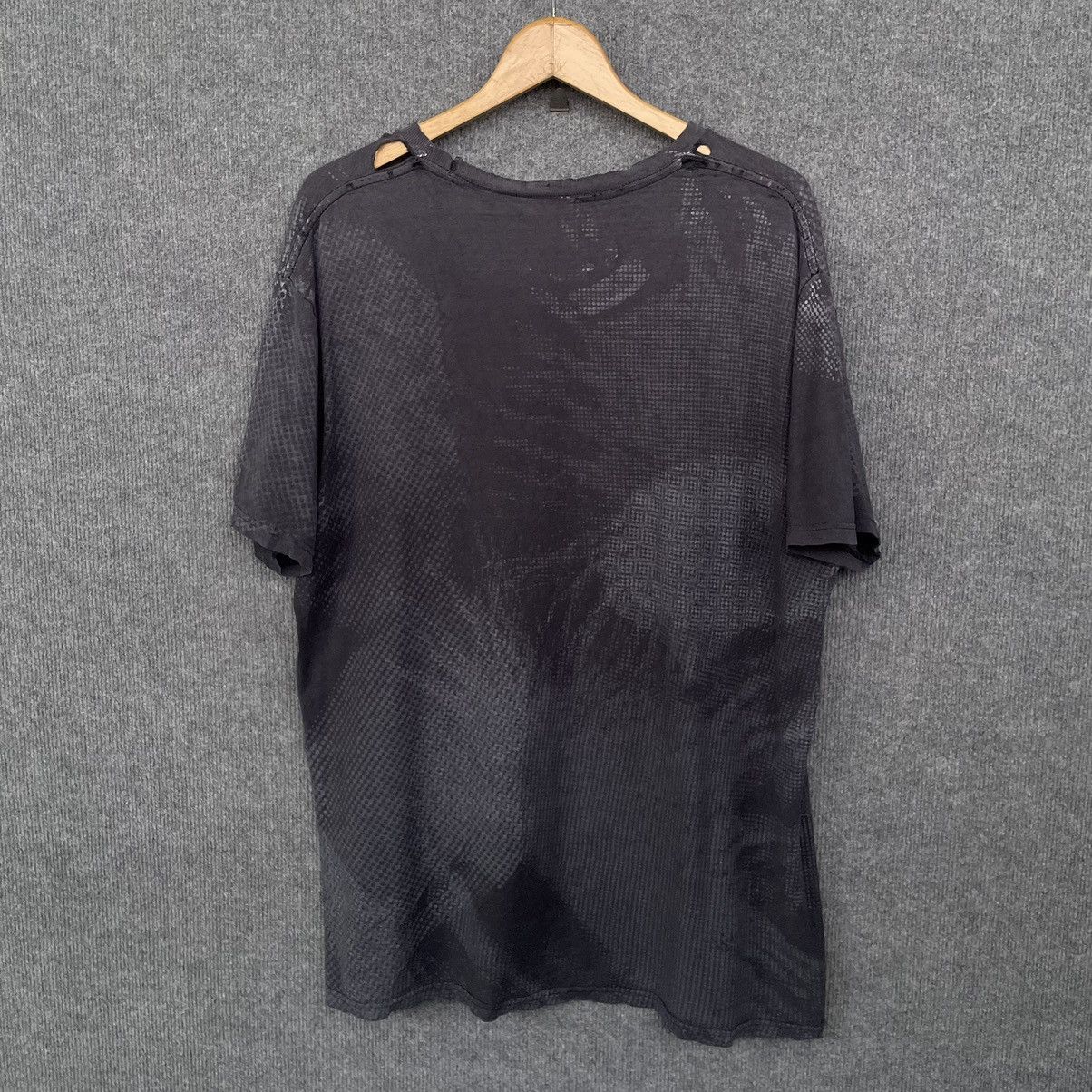 Stussy × Vintage Vintage Y2K Stussy N4 Abstract Art Thrashed T Shirt Size US XL / EU 56 / 4 - 6 Thumbnail