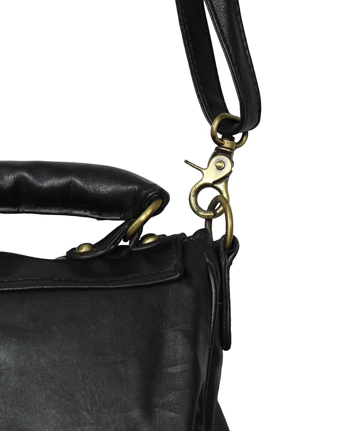 Leather × Vintage 2000S JAPANESE MADE SHEEPSKINS LEATHER CROSS BAG Size ONE SIZE - 4 Thumbnail