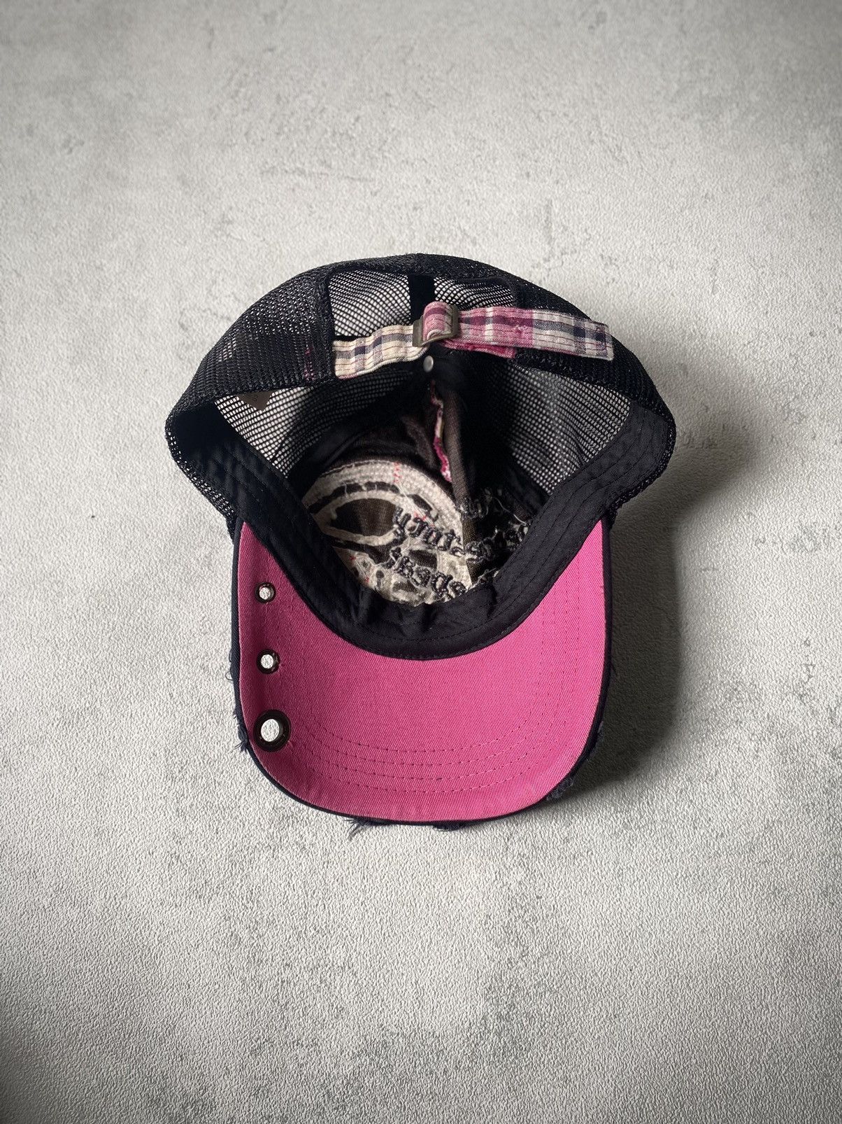 If Six Was Nine × Japanese Brand × Le Grande Bleu (L.G.B.) peace studded trucker hat ifsixwasnine lgb style Size ONE SIZE - 5 Thumbnail