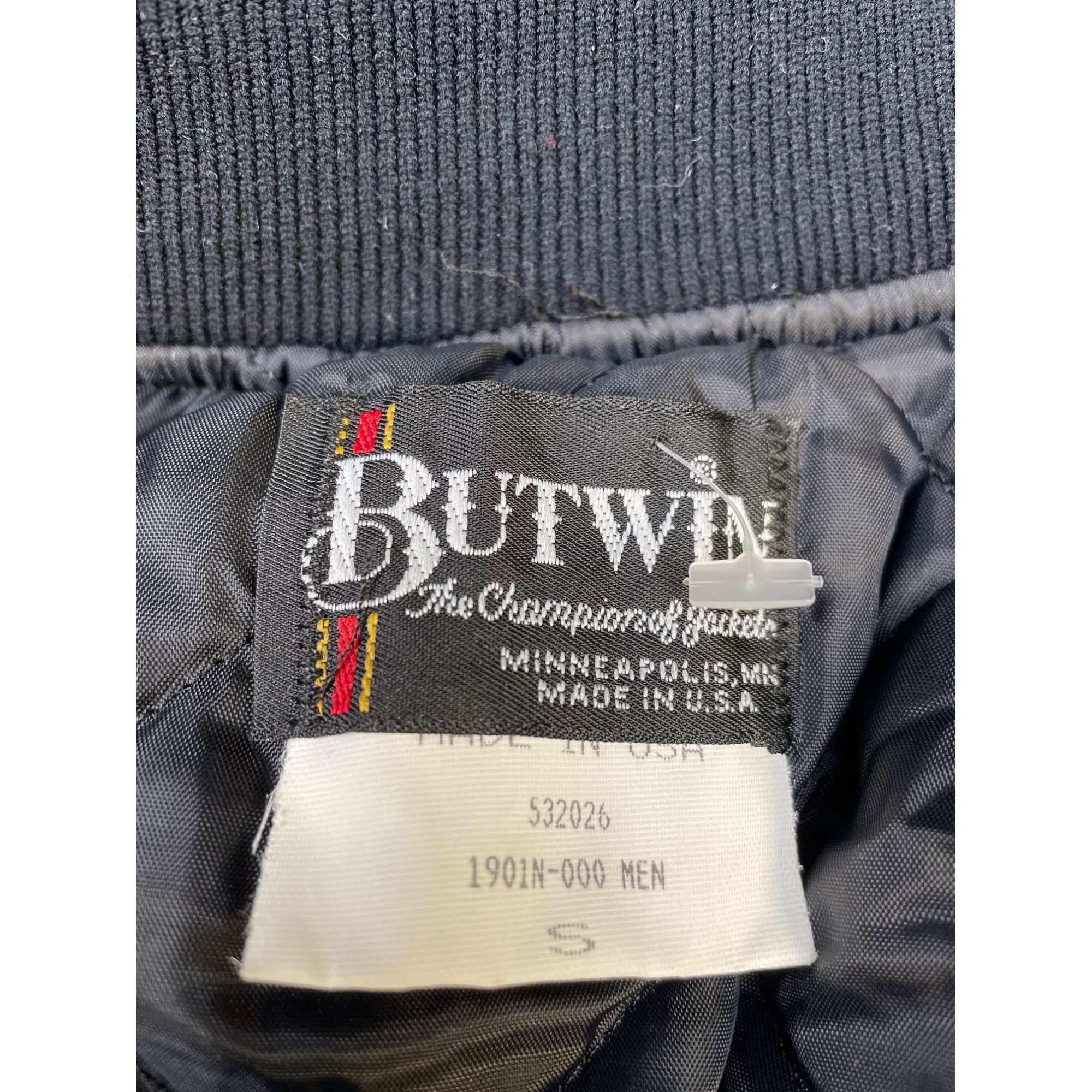 Other Butwin Men's Black & Yellow Snap Button Bomber Jacket Size S Size US S / EU 44-46 / 1 - 4 Thumbnail