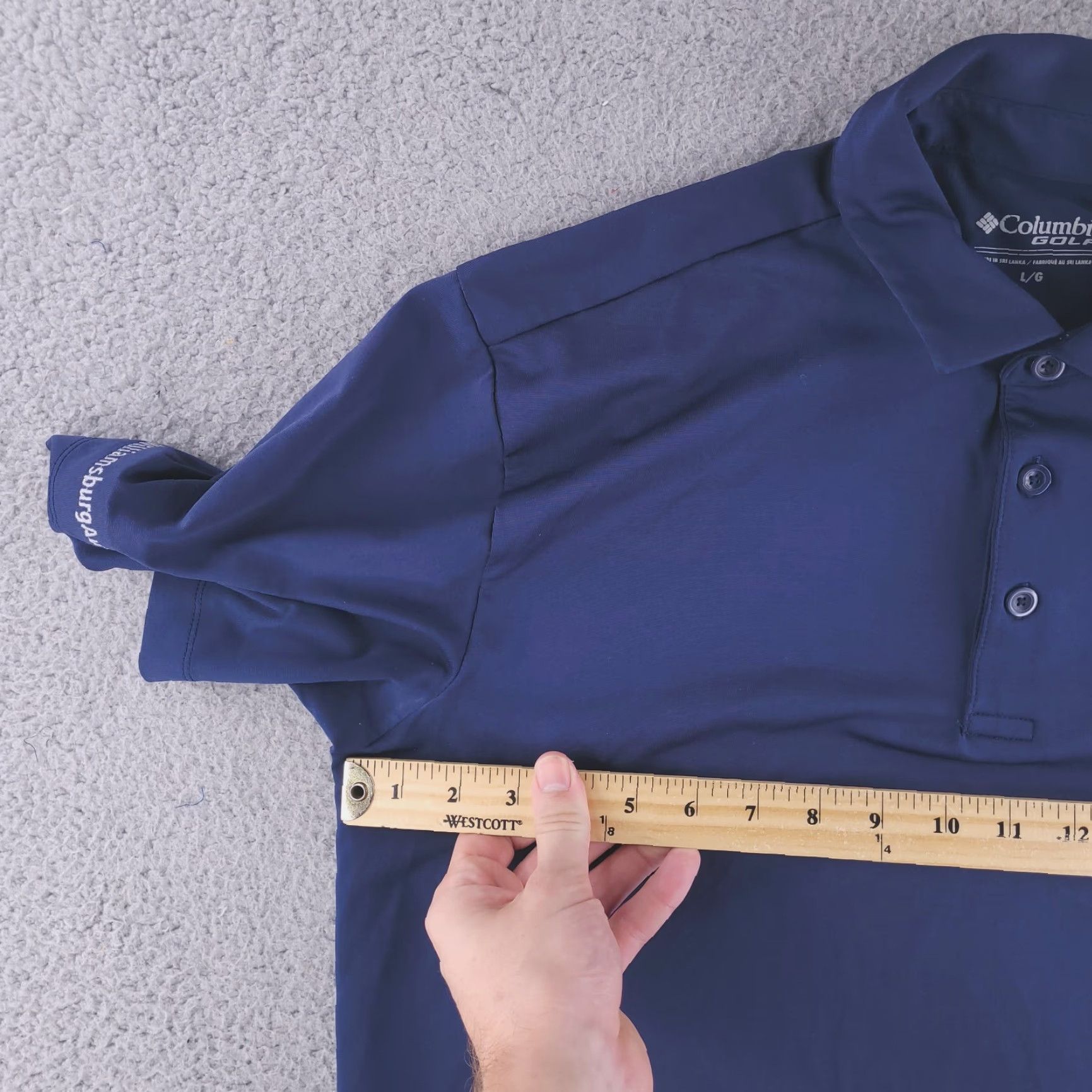 Vintage Columbia Polo Shirt Mens Large Blue Golf Short Sleeve Size US L / EU 52-54 / 3 - 7 Thumbnail