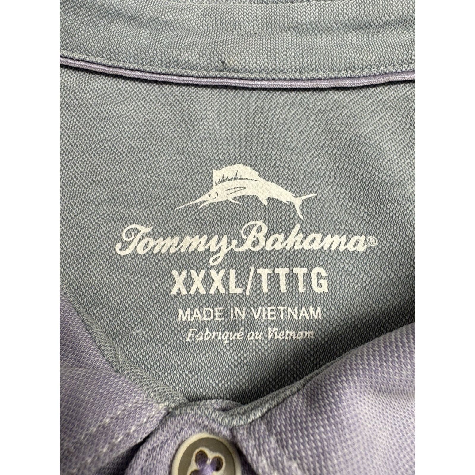 Tommy Bahama VINTAGE Tommy Bahama Polo Mens 3XL Purple Blend Knit Golf Tencel Poly Blend Shirt Mens Size US XXL / EU 58 / 5 - 3 Thumbnail