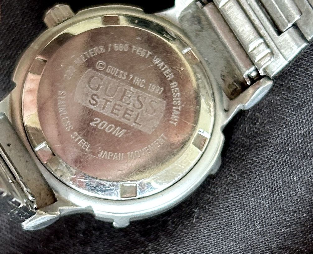 Guess Guess Men’s Sport Water Stainless Steel 200m Water Resistant Size ONE SIZE - 3 Thumbnail