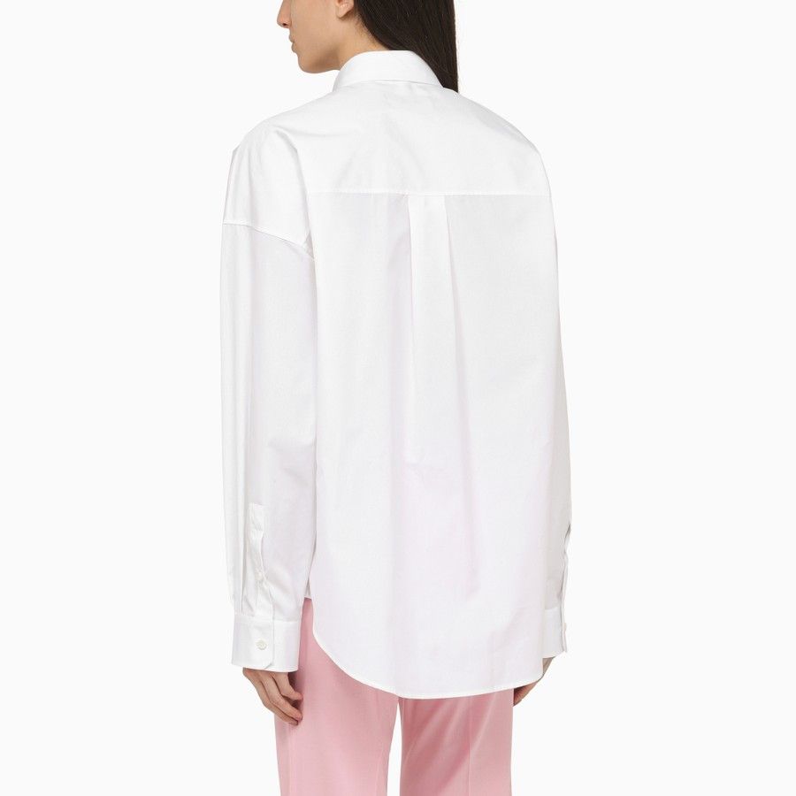 Dsquared2 o1d2blof0824 Cotton Shirts in White Size M / US 6-8 / IT 42-44 - 2 Thumbnail