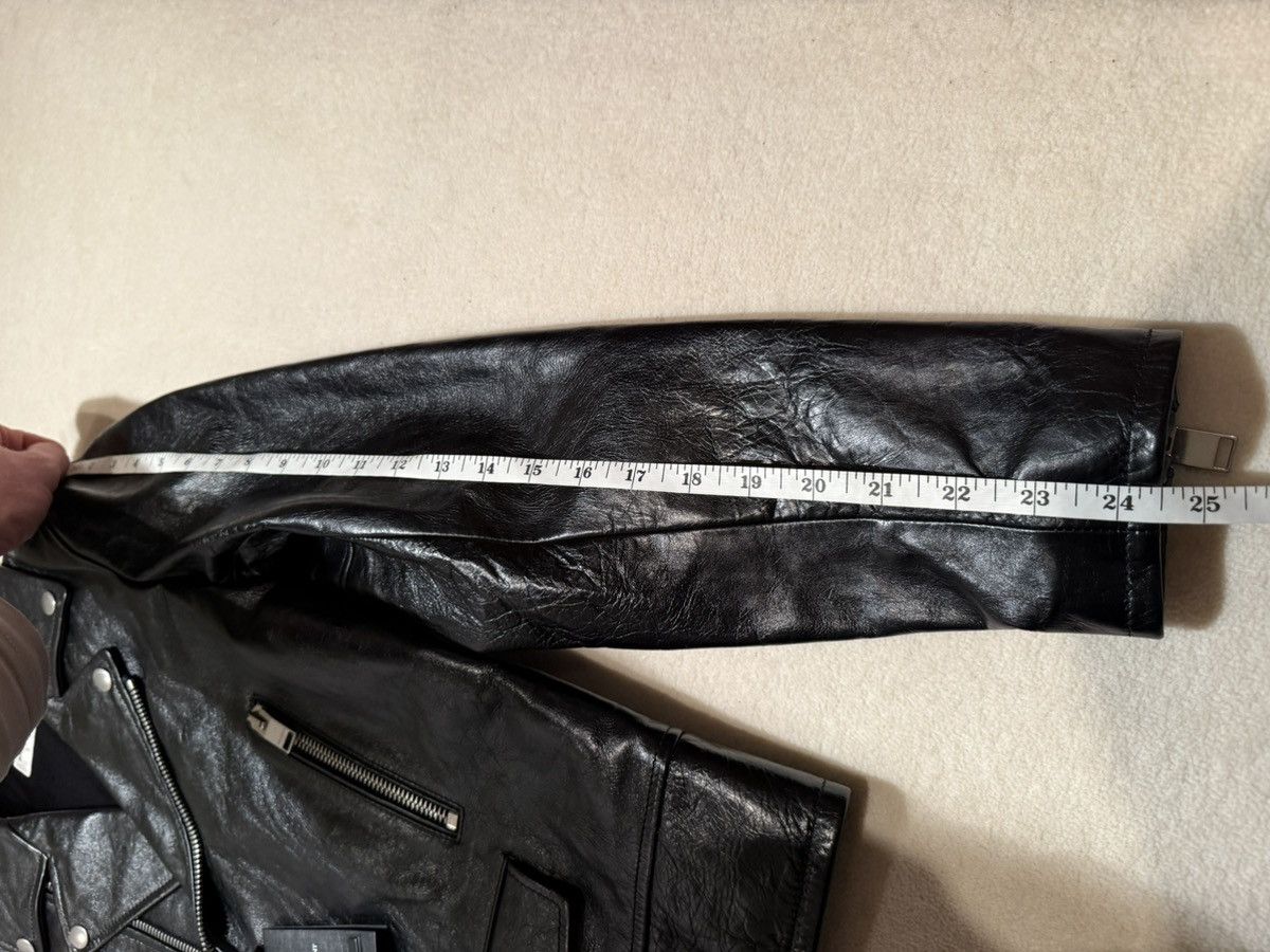 Saint Laurent Paris Saint Laurent oiled calf black leather biker jacket 46 L01 Size US S / EU 44-46 / 1 - 6 Thumbnail