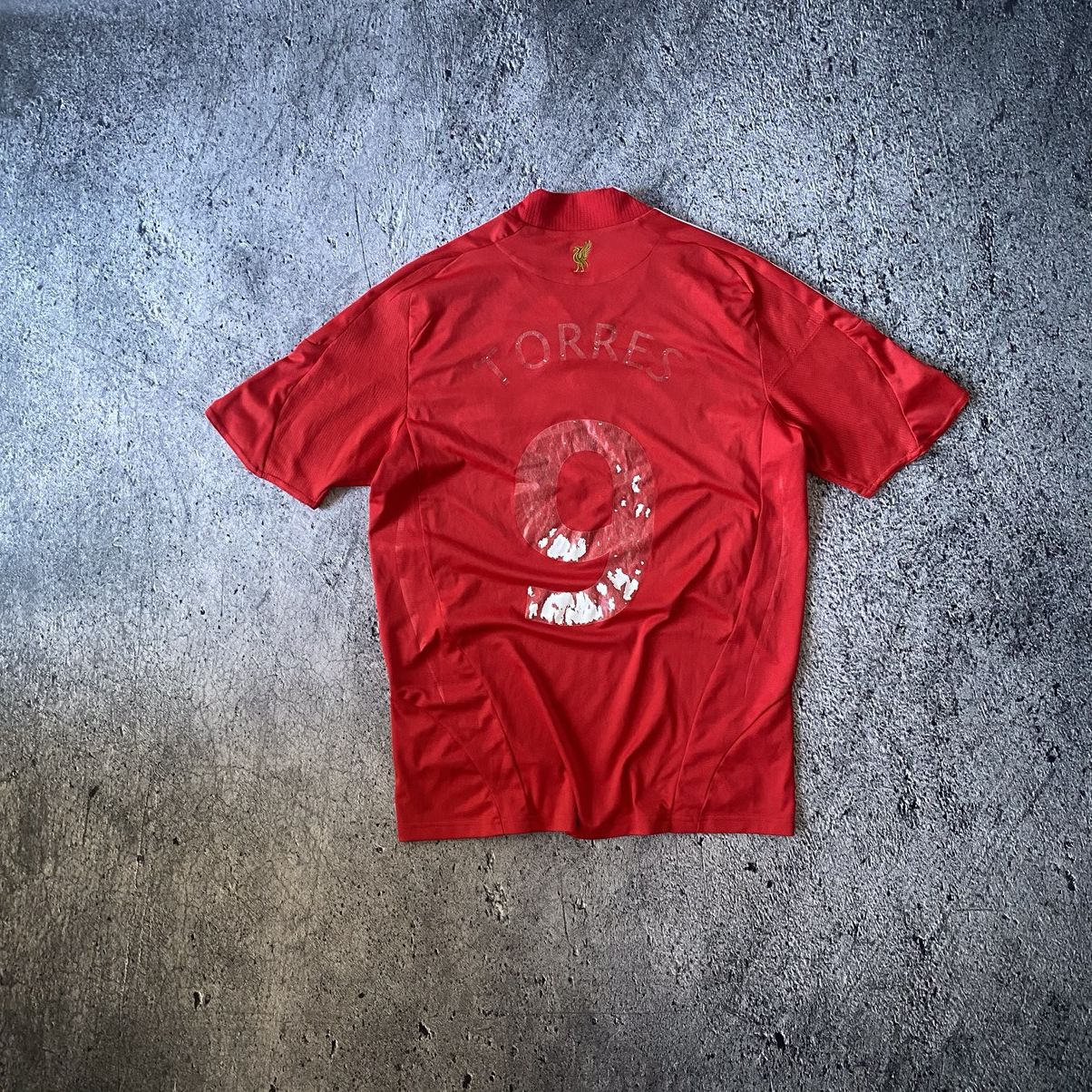 Adidas × Vintage Liverpool 2008/2009 AWAY SHIRT FOOTBALL SOCCER JERSEY ADIDAS Size US M / EU 48-50 / 2 - 11 Thumbnail