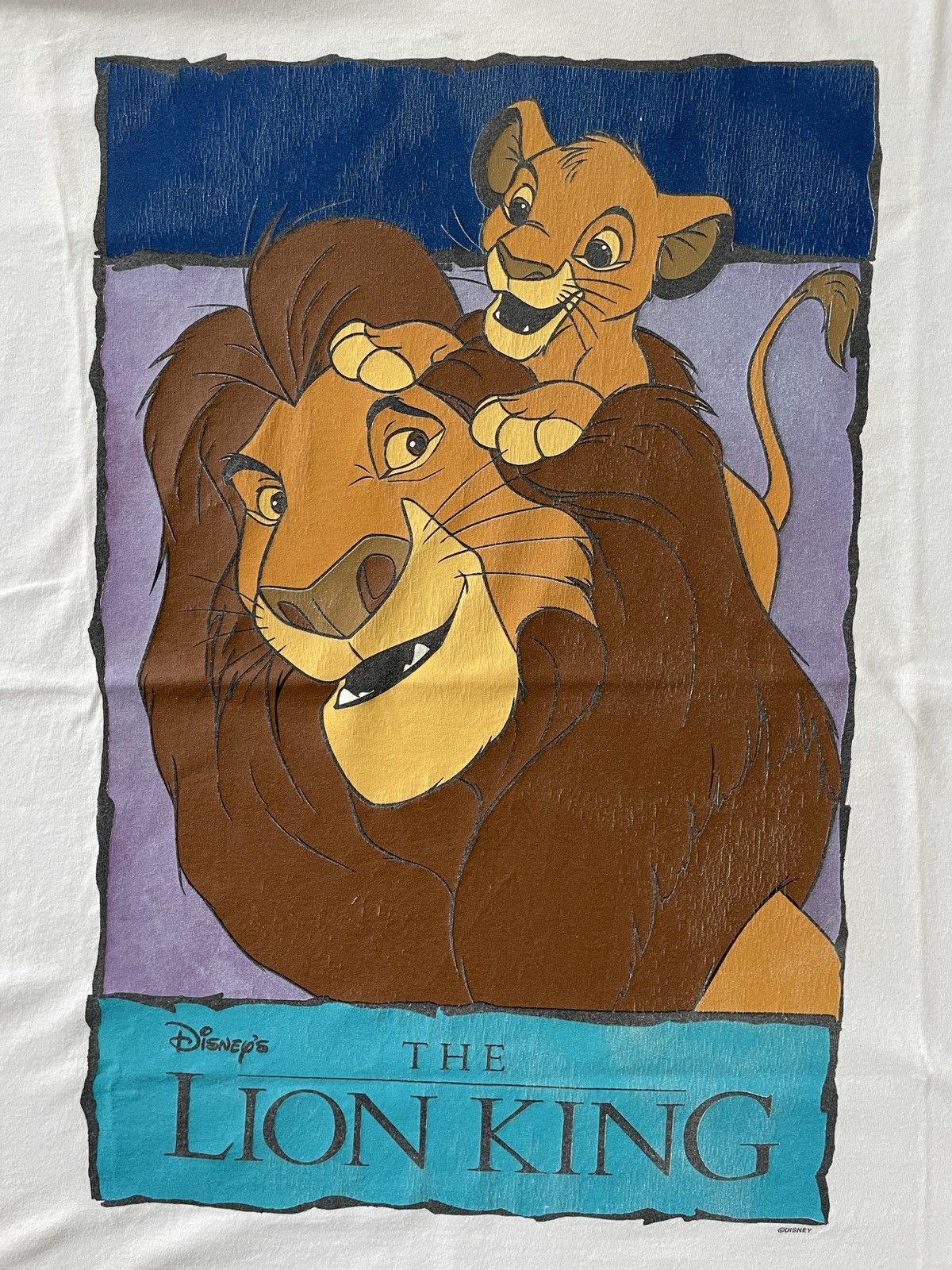 Disney × Vintage Vintage The Lion King Disney T-Shirt Size US XL / EU 56 / 4 - 5 Thumbnail