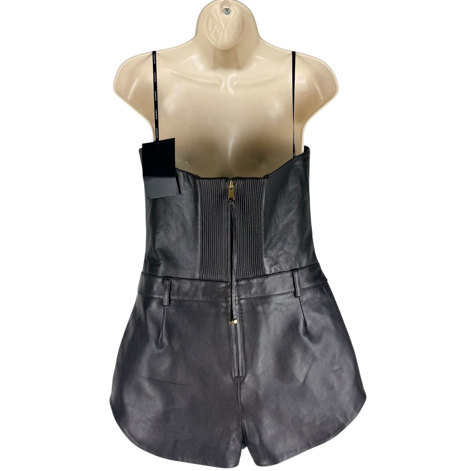 Retrofete New Retrofete Pernille Lamb Leather One Piece Romper Tabacco Size 27" / US 4 / IT 40 - 5 Thumbnail
