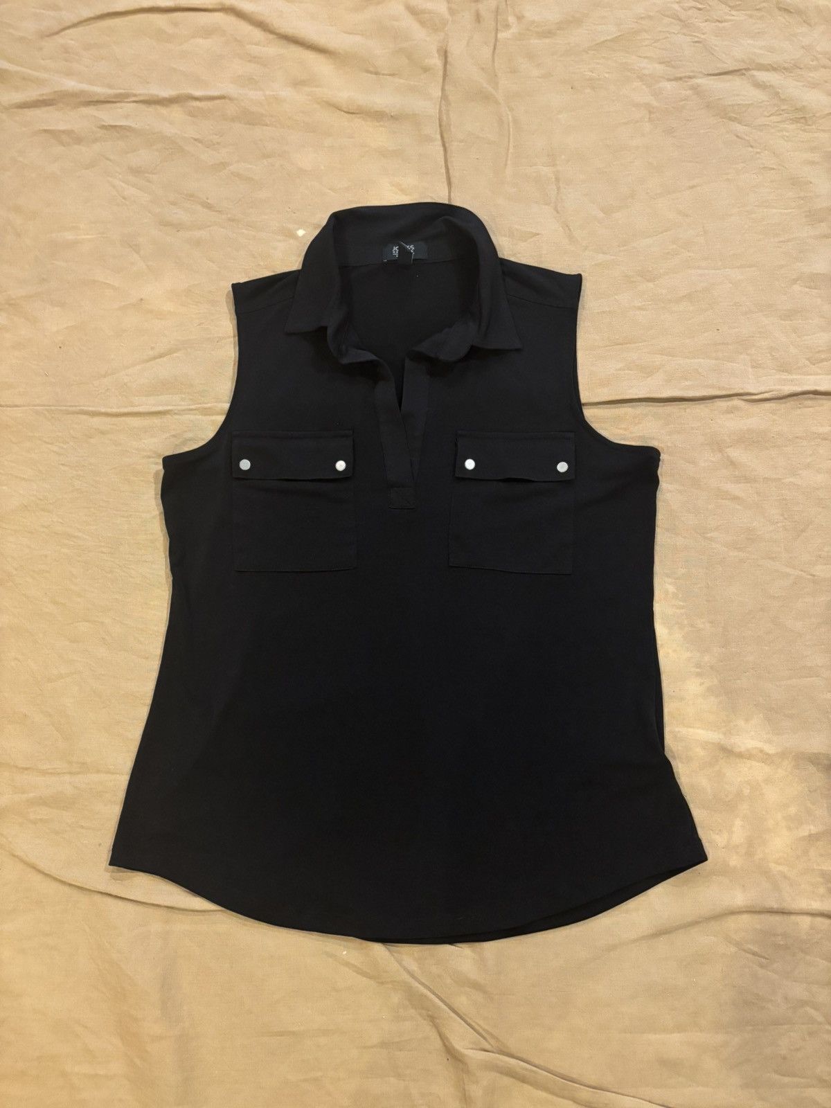 Jones New York Sleeveless collared top.wt-81 Size S / US 4 / IT 40 - 10 Thumbnail