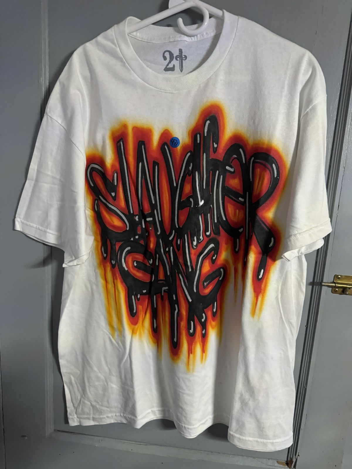 21 Savage × Band Tees × Drake 21 Savage/Drake Slaughter Gang Tee/ Its All A BLUR tour tee Size US XL / EU 56 / 4 - 1 Thumbnail