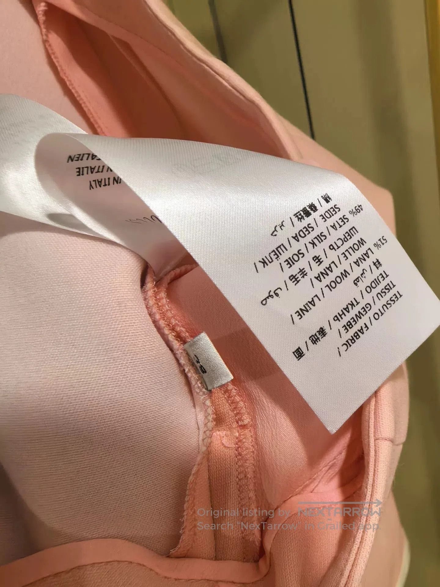 Gucci Gucci Pink Wool Silk Shorts. Size 26" / US 2 / IT 38 - 4 Thumbnail