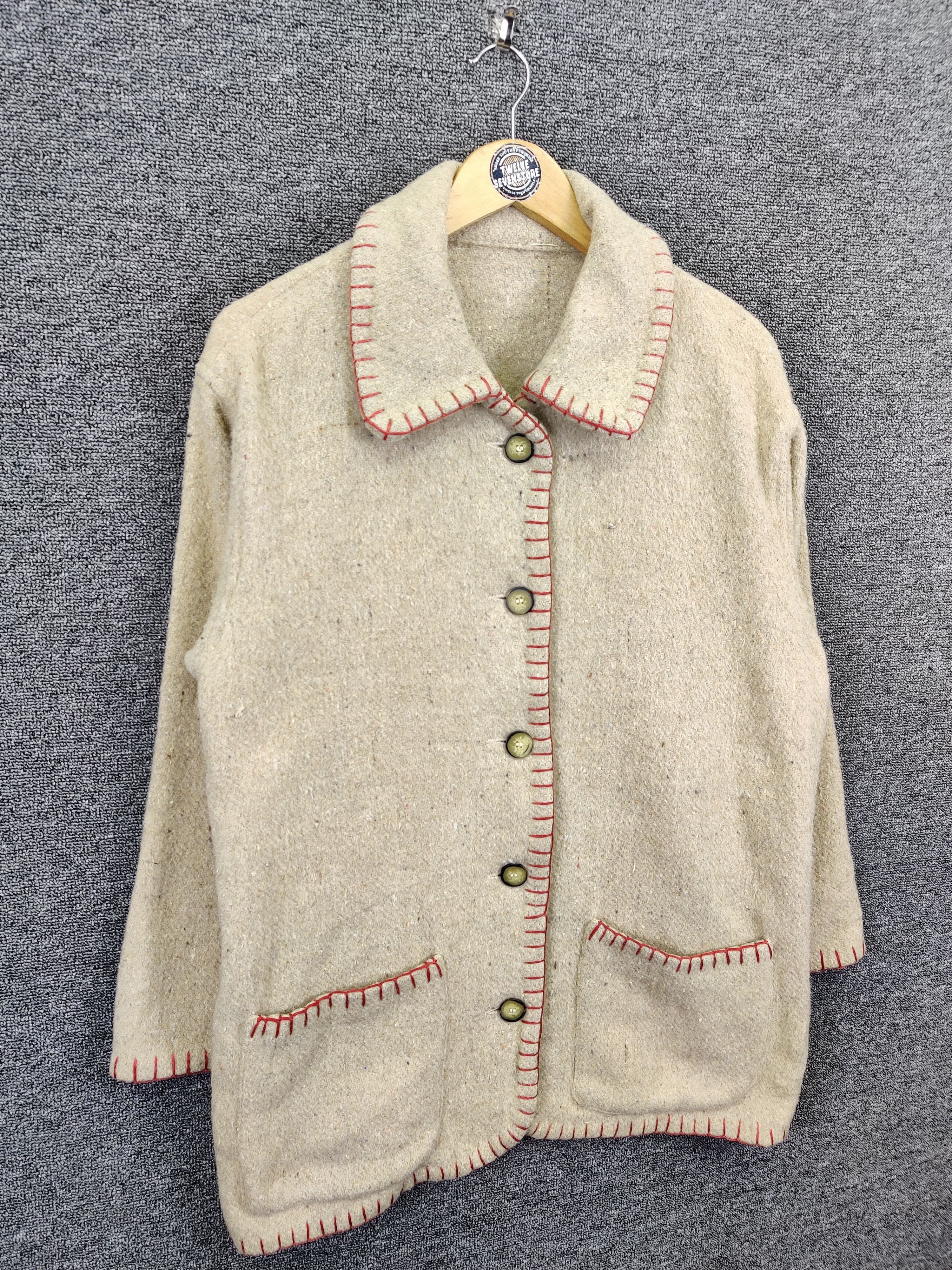 Japanese Brand Michigan Wool Button Ups Jacket Size US M / EU 48-50 / 2 - 5 Thumbnail