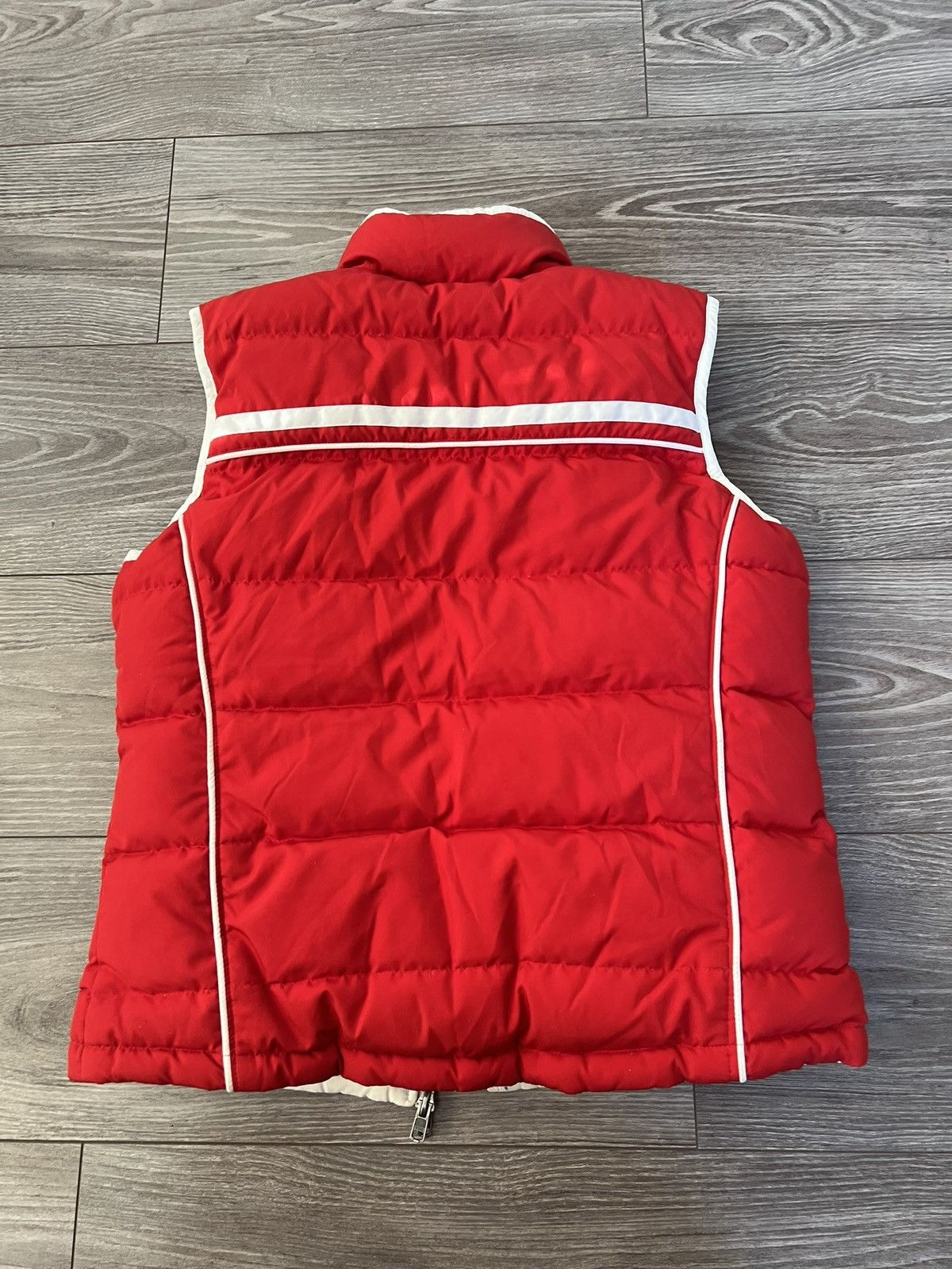 Nike × Vintage ‼️Vintage Knit Swoosh Logo Puffer Reversible Vest‼️ Size S / US 4 / IT 40 - 8 Thumbnail