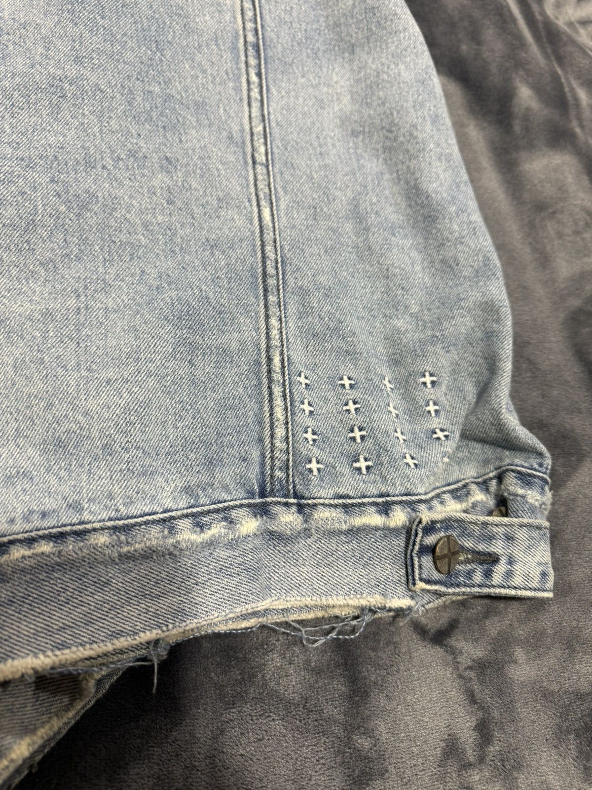 Ksubi Ksubi Distressed Denim Jacket Size US S / EU 44-46 / 1 - 4 Thumbnail