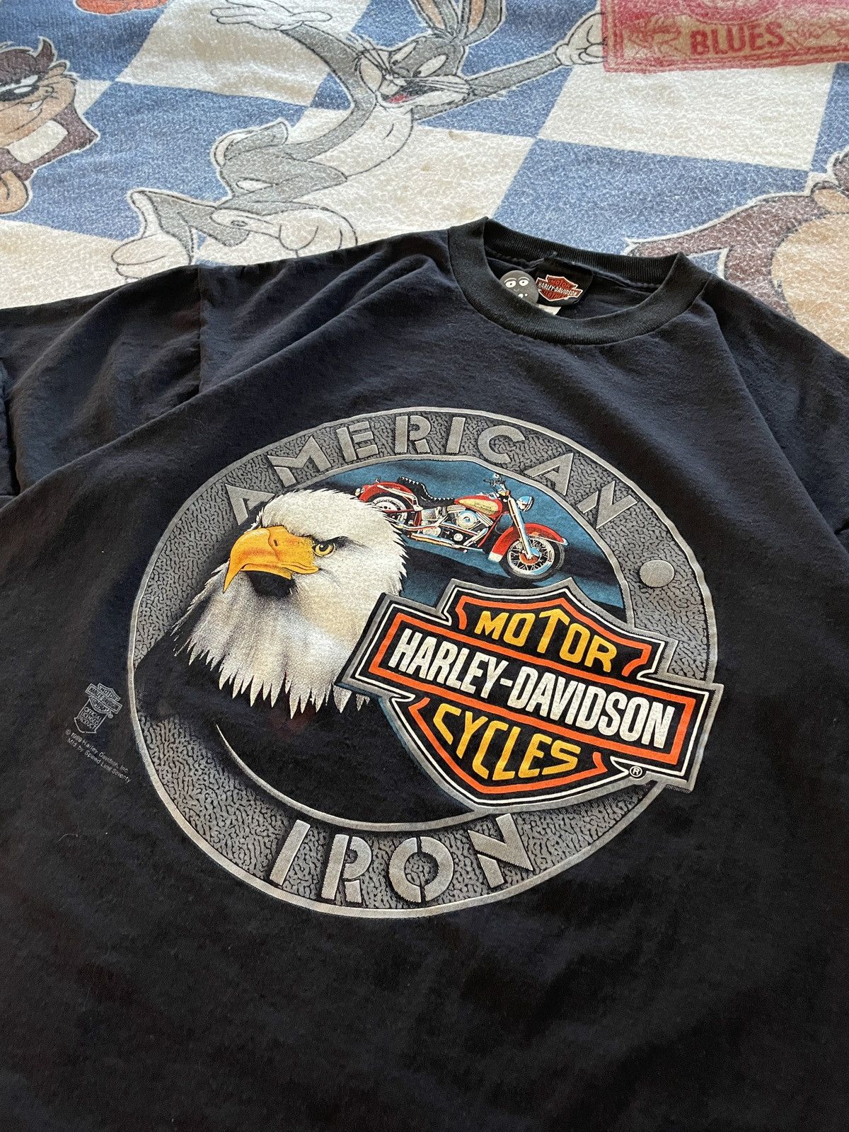 Harley Davidson Vintage 80’s harley tee Size US XL / EU 56 / 4 - 2 Thumbnail