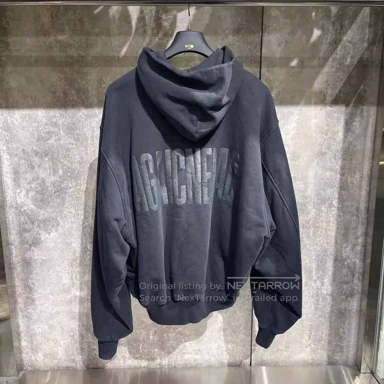 Balenciaga Balenciaga Reversed Letter Zip Hoodie Size US XXS / EU 40 - 2 Thumbnail