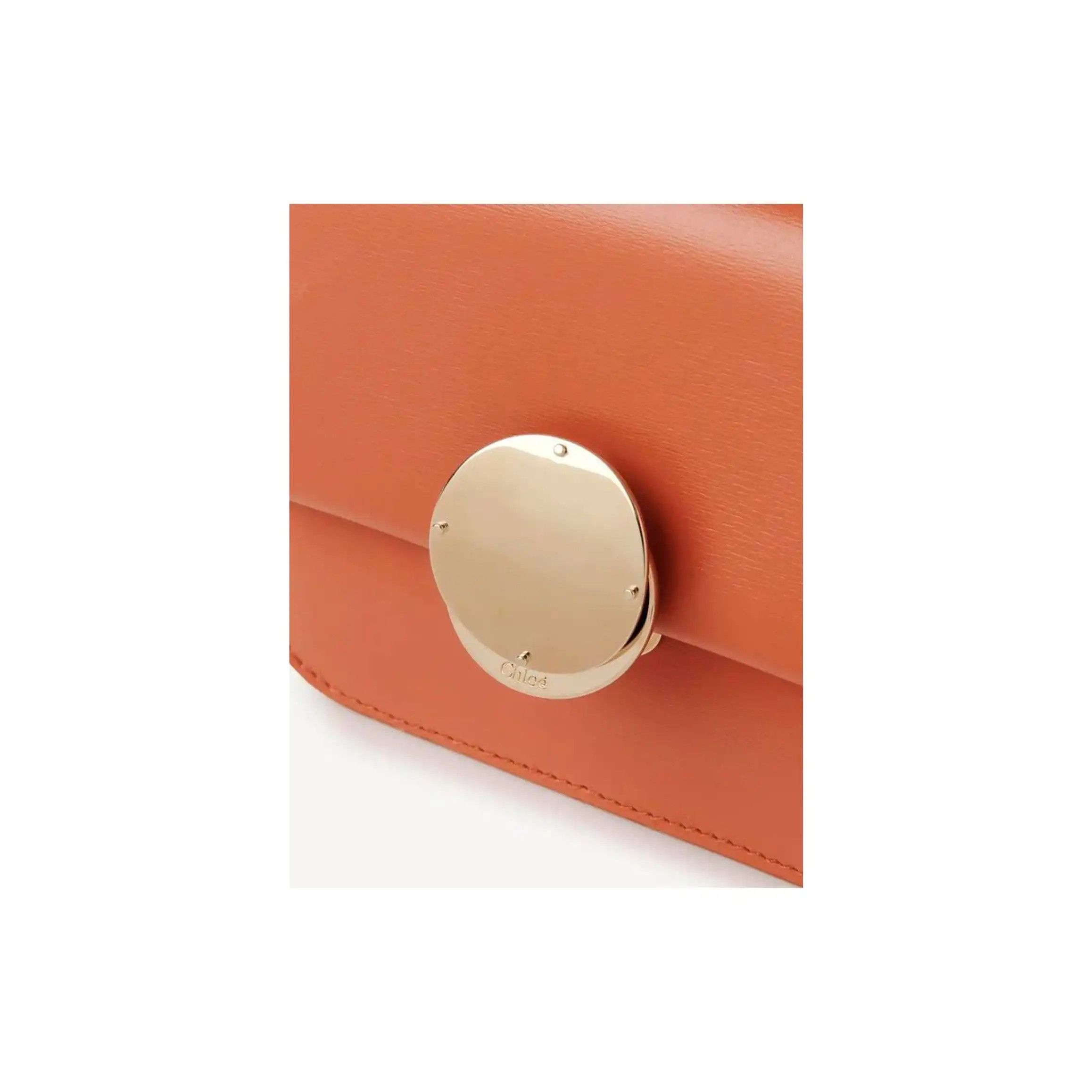 Chloe o1loc1c1224 Size: OS / CHC24 Penelope Micro Flap Bag Orange Size ONE SIZE - 4 Thumbnail