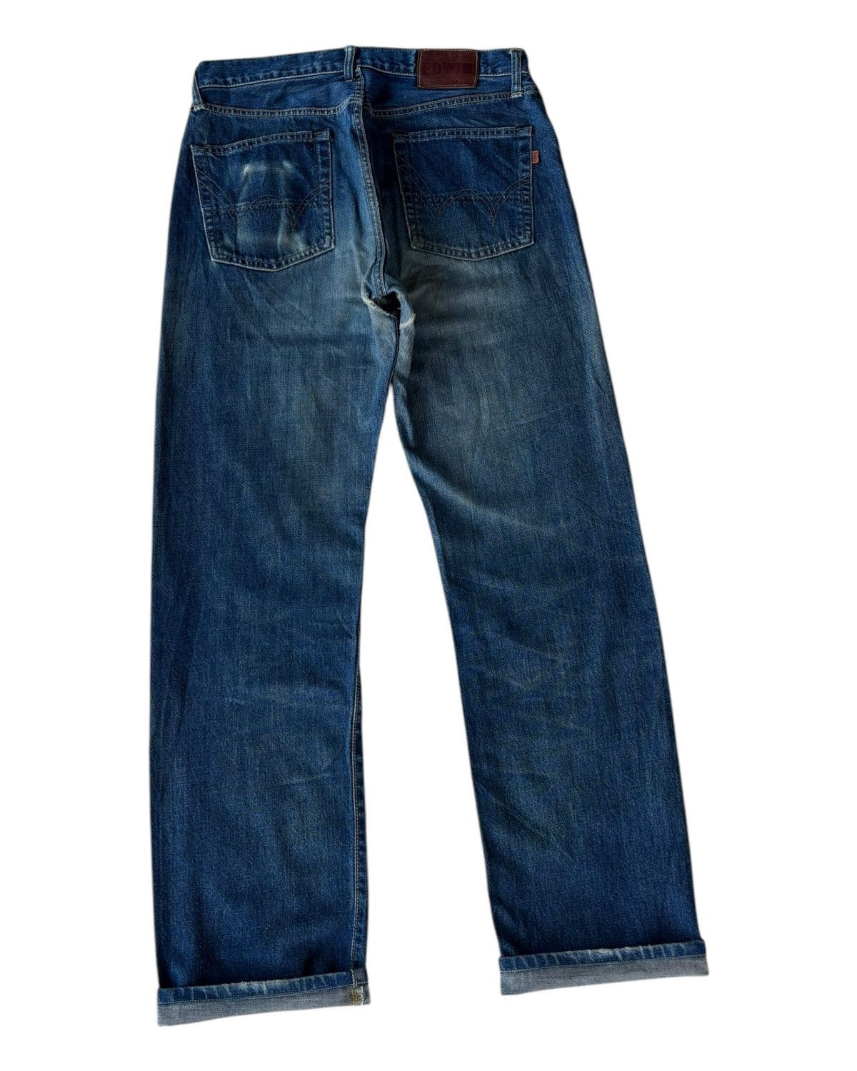 Edwin 🔥EDWIN 505xx SELVEDGE BAGGY JEANS RIPPED DISTRESSED DENIM Size US 33 - 6 Thumbnail