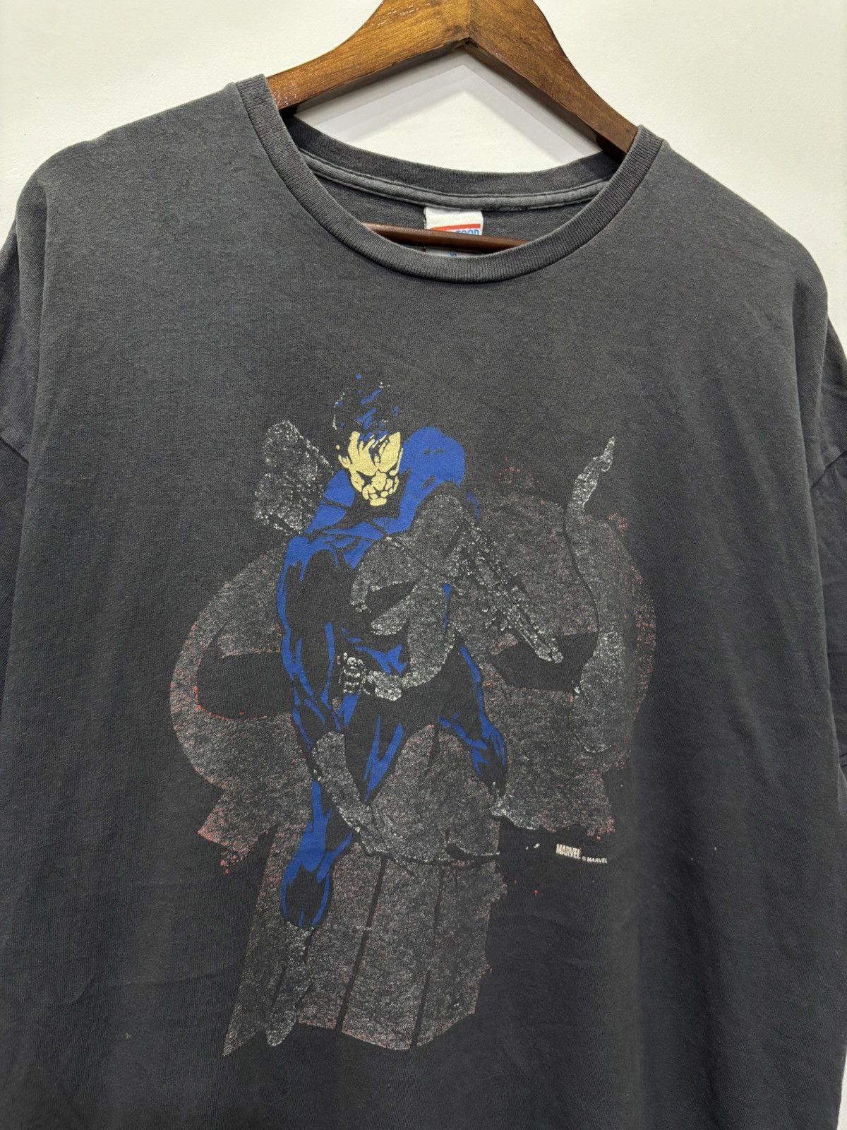Marvel Comics × Vintage Vintage Marvel Punisher Tshirt Size US XL / EU 56 / 4 - 2 Thumbnail
