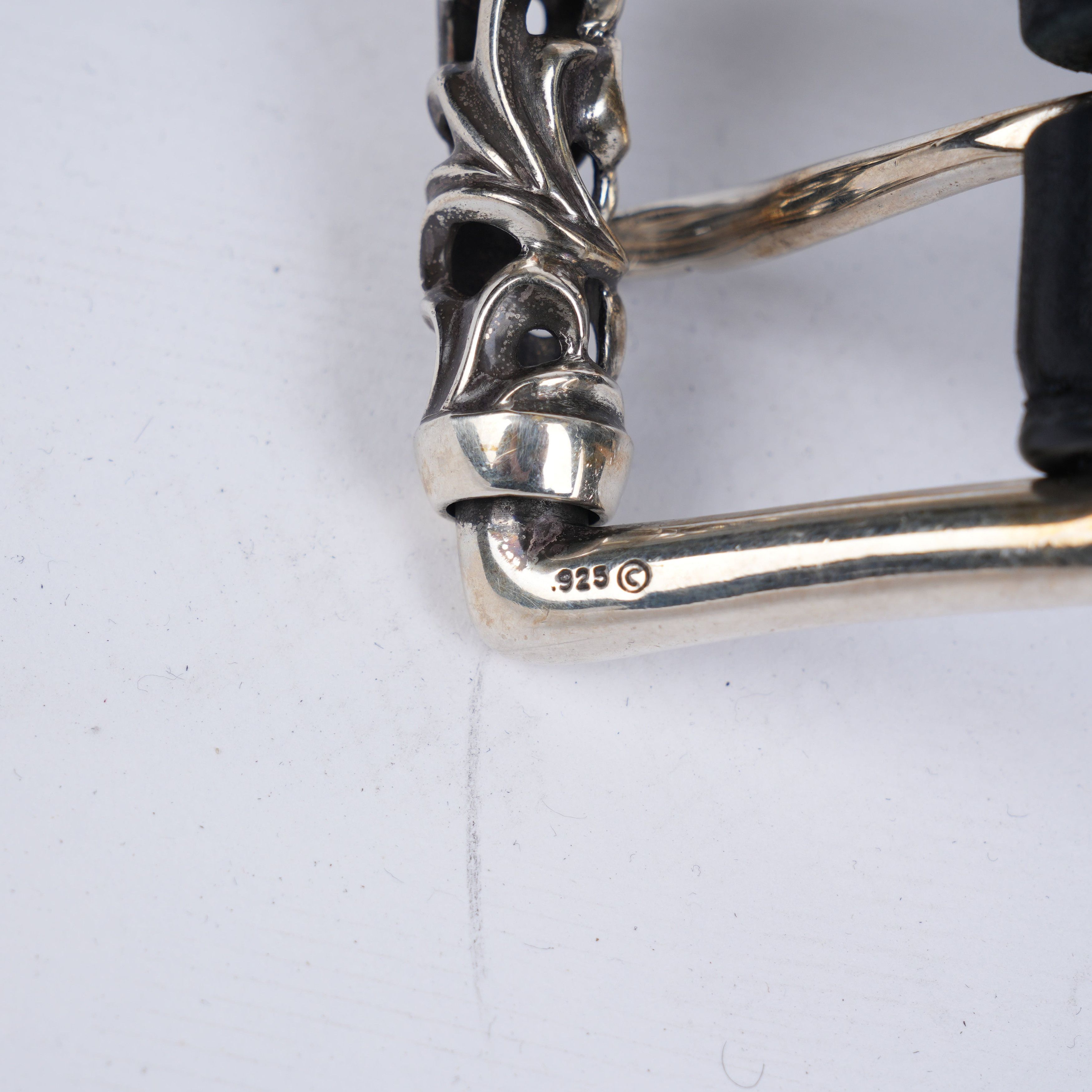 Chrome Hearts BLACK ROLLER BELT Size 36 - 7 Thumbnail