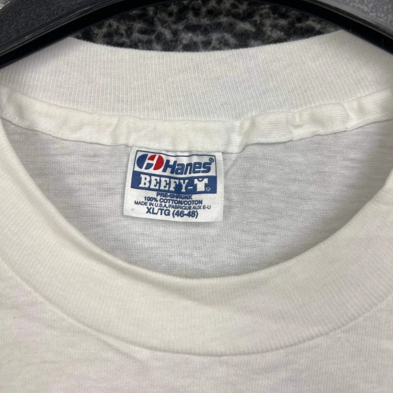 Hanes Vintage America's Cup Shirt Men XL White Beefy Deadstock Size US XL / EU 56 / 4 - 3 Thumbnail
