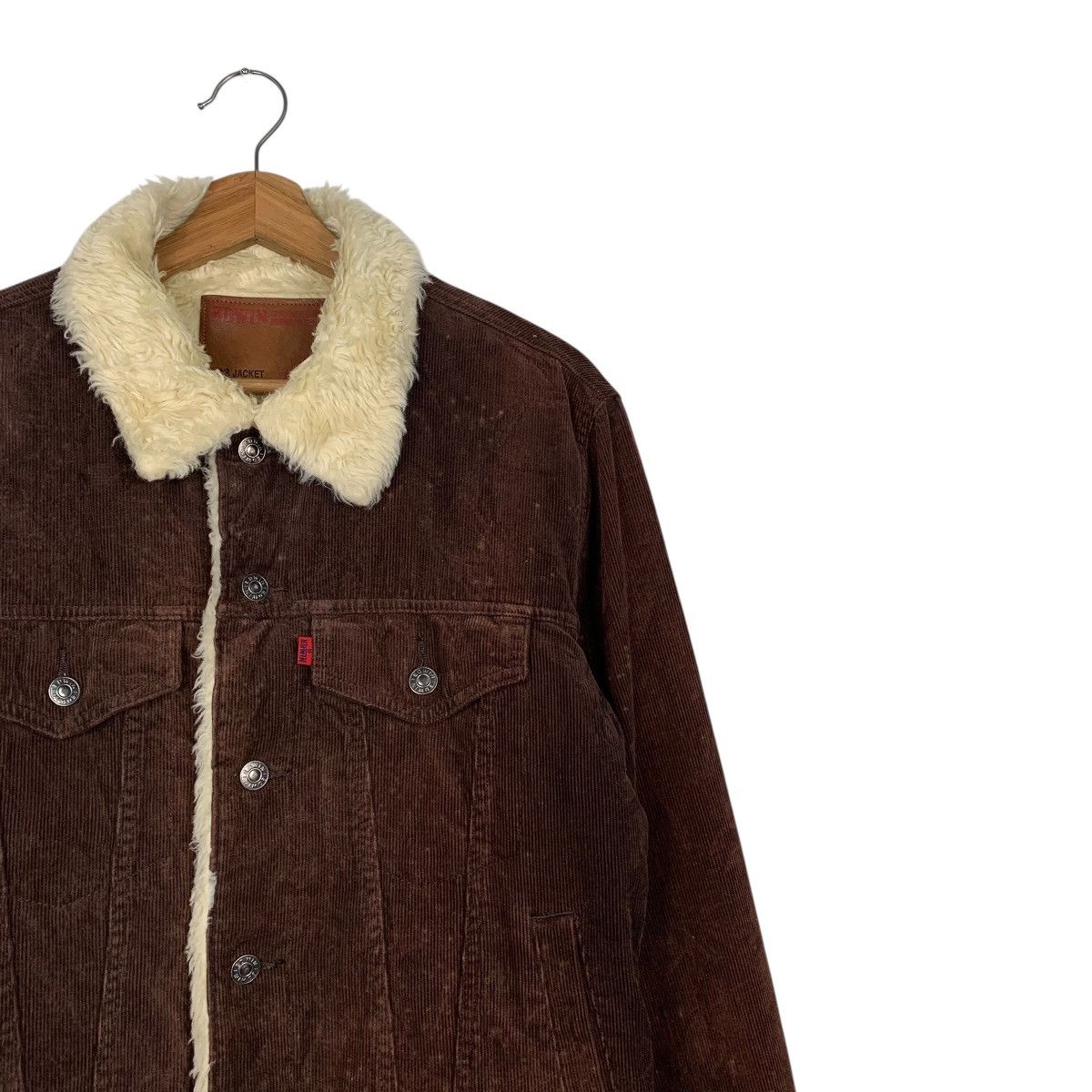 Edwin Edwin 503 Corduroy Sherpa Trucker Jacket Size US S / EU 44-46 / 1 - 5 Thumbnail