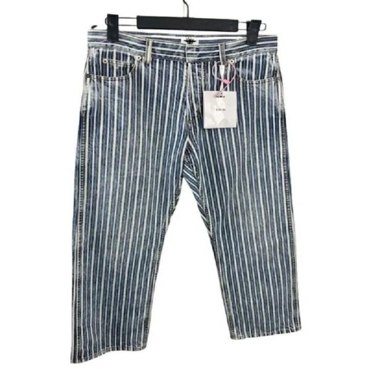 Dior Dior Blue Striped Straight Leg Jeans 0079 Size 36" / US 14 / IT 50 - 1 Thumbnail
