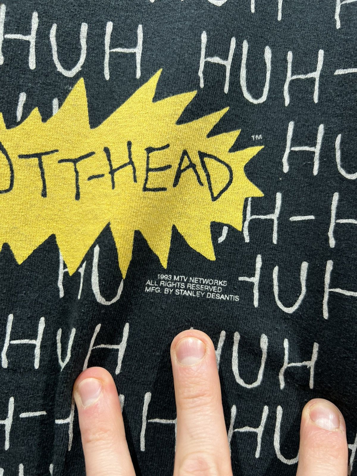 Cartoon Network × Mtv × Vintage Vintage 1993 MTV Beavis And Butthead HUH T Shirt XL Rare Size US XL / EU 56 / 4 - 6 Thumbnail