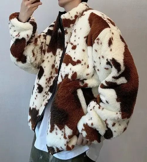 VIBE Vintage Hip Hop y2k Fluffy Wool Reversible Jacket Coat Size US XL / EU 56 / 4 - 1 Thumbnail