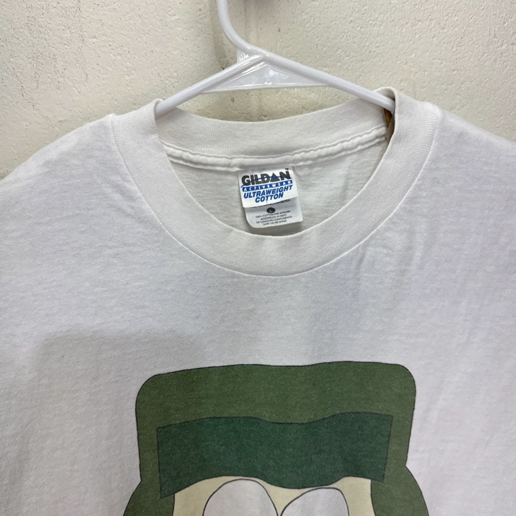 Vintage VINTAGE South Park T-Shirt Kyle Kick Ass Graphic Tee White Large 1990s Comedy Central Unisex Size US L / EU 52-54 / 3 - 4 Thumbnail