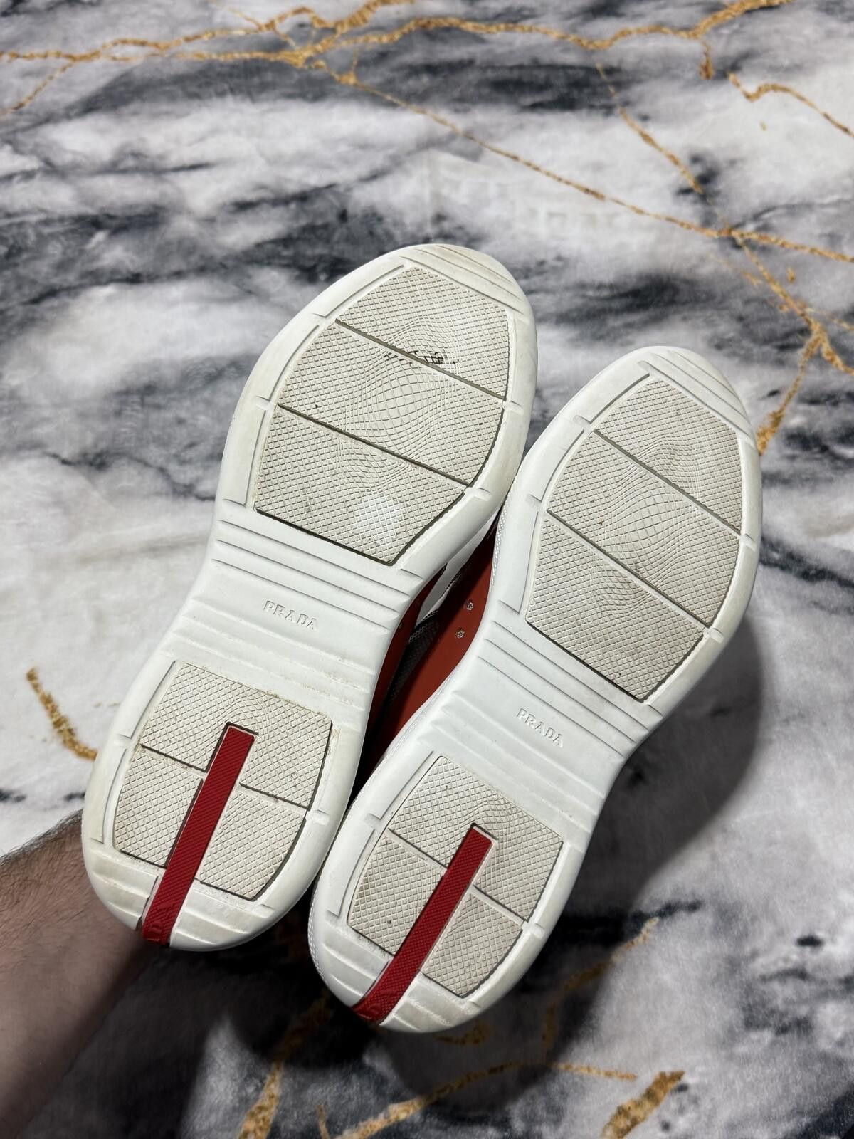 Prada Prada America’s Cup Low Orange Patent Leather - Sz12.5US Size US 12.5 / EU 45-46 - 6 Thumbnail