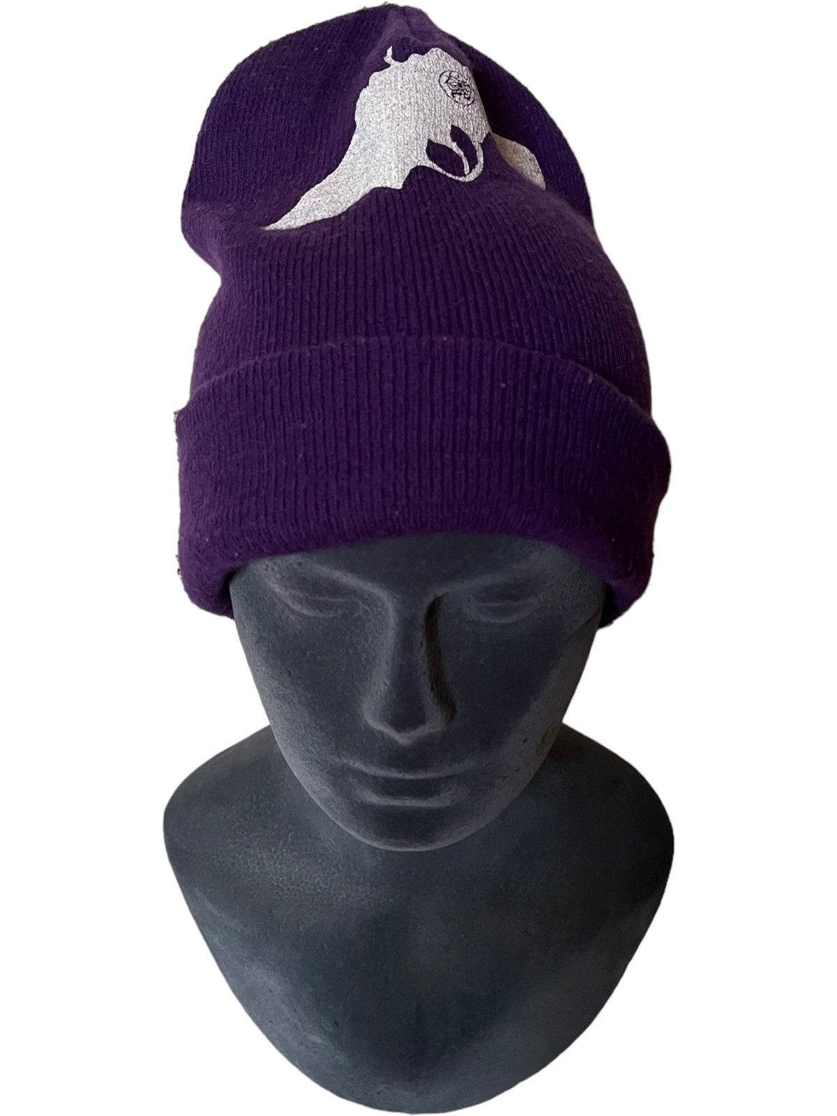 Guns N' Roses Vintage / Y2K Smith And Wesson Gun Glock Image Purple Beanie Size ONE SIZE - 3 Thumbnail