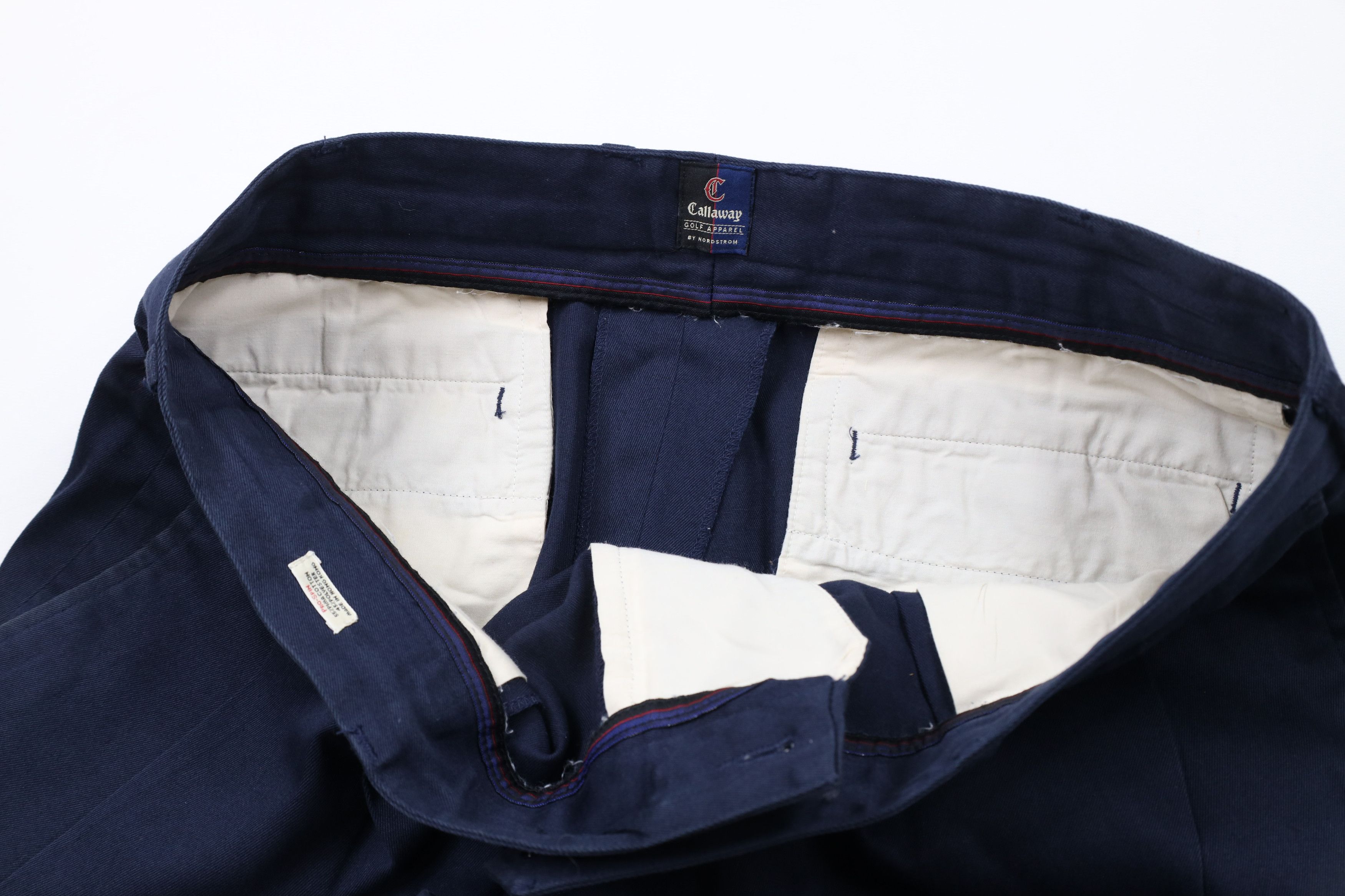 Callaway × Vintage Vintage 90s Callaway Golf Cuffed Wide Leg Chino Pants Size US 38 / EU 54 - 7 Thumbnail