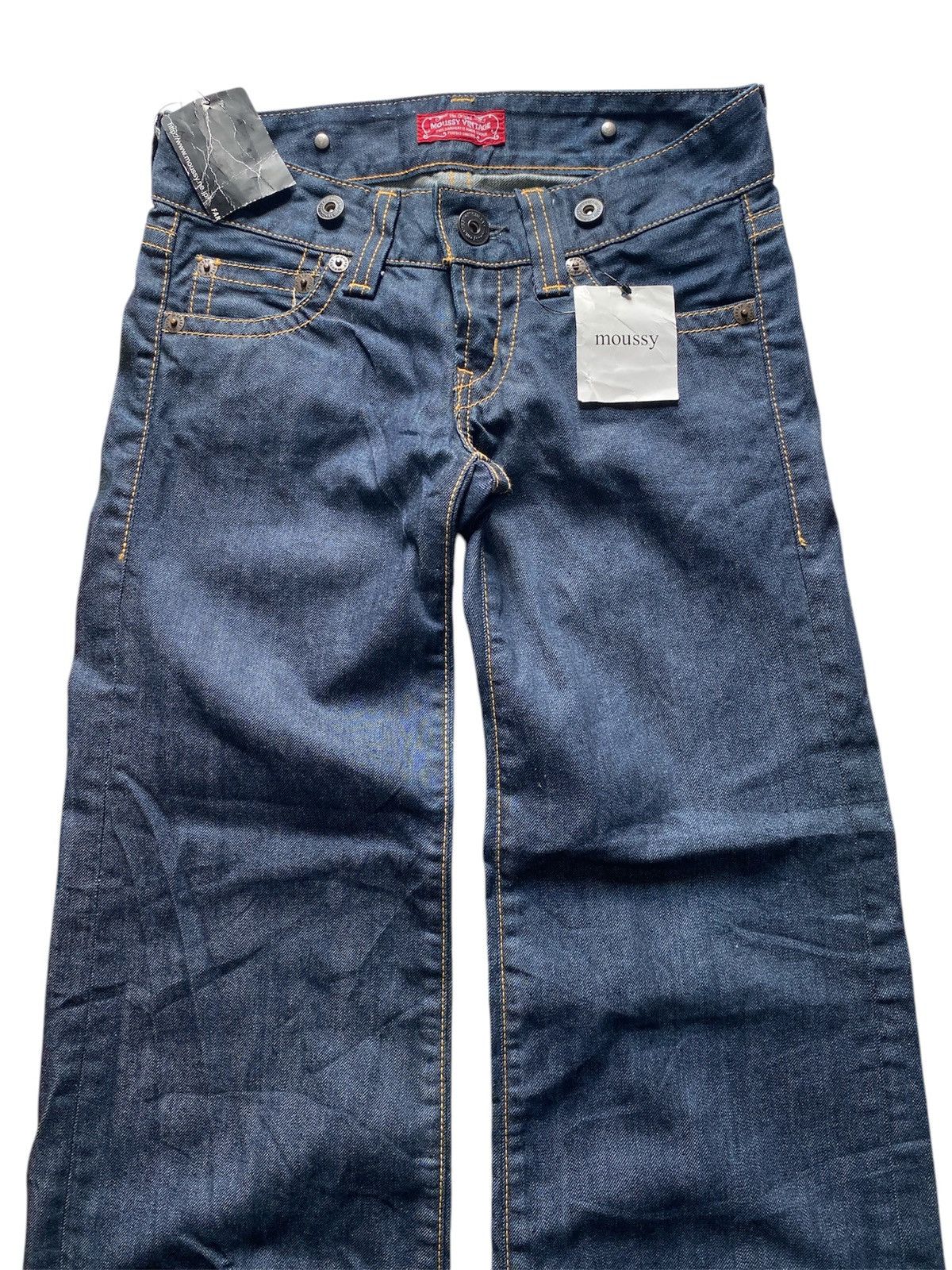 If Six Was Nine × Le Grande Bleu (L.G.B.) × MOUSSY 2000s Moussy flare indigo denim jeans Size US 28 / EU 44 - 3 Thumbnail