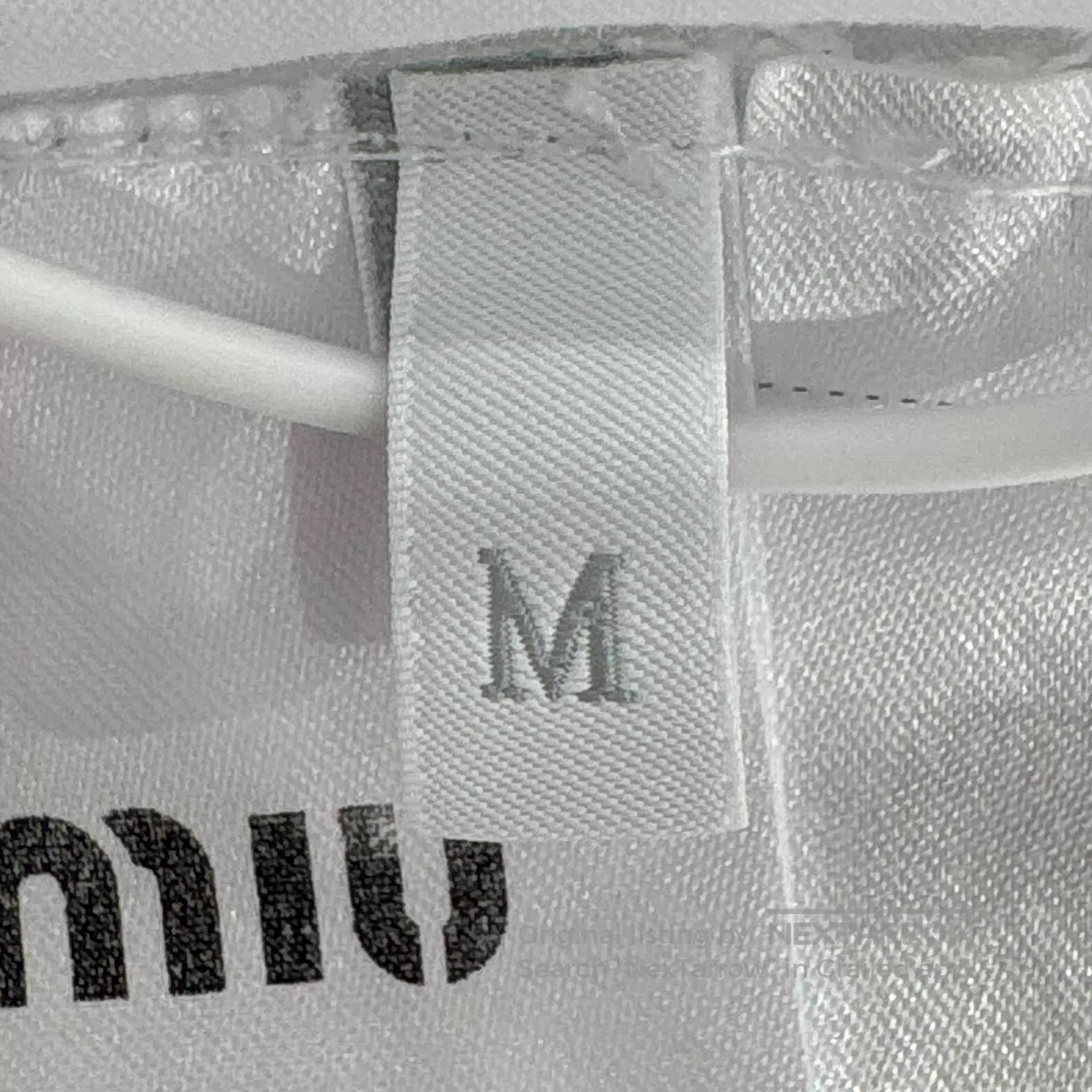 Miu Miu White Long. Size US M / EU 48-50 / 2 - 5 Thumbnail