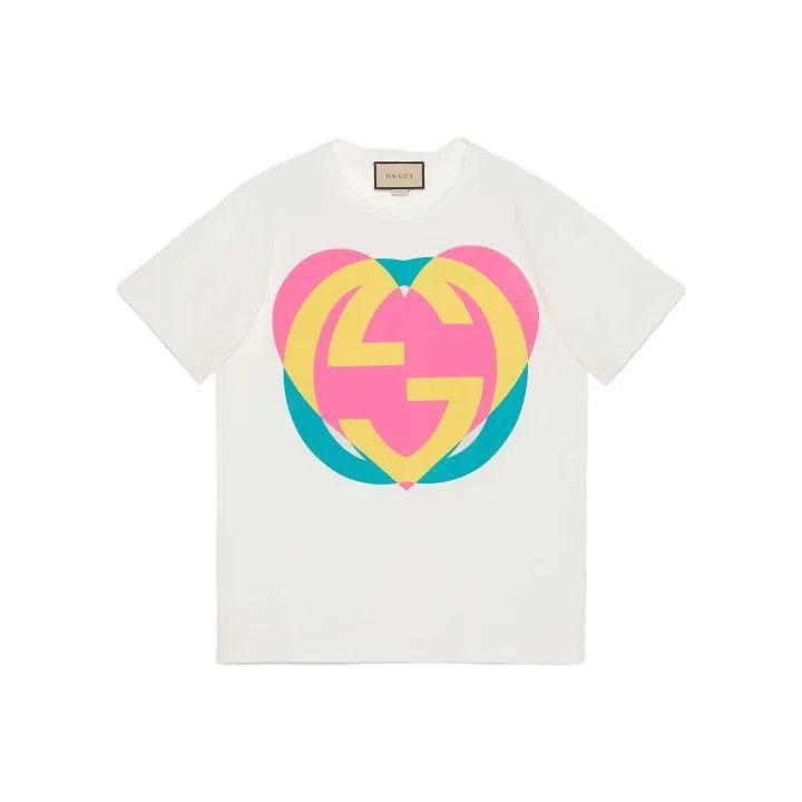 Gucci Gucci Love Parade Heart Graphic Tee-2507 Size L / US 10 / IT 46 - 7 Thumbnail