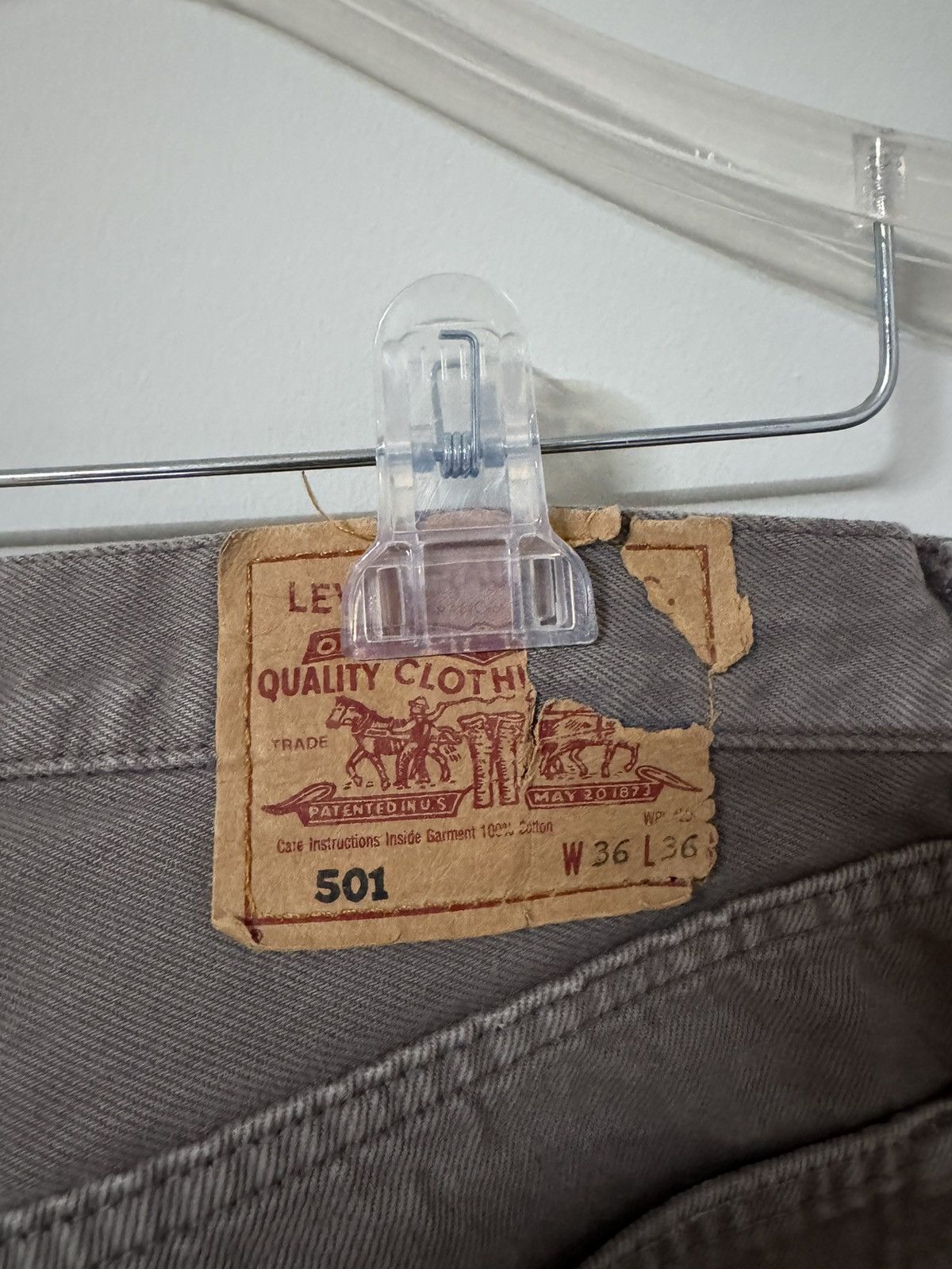 No Maintenance No Maintenance Garment-Dyed Levis 501 Size US 34 / EU 50 - 3 Thumbnail