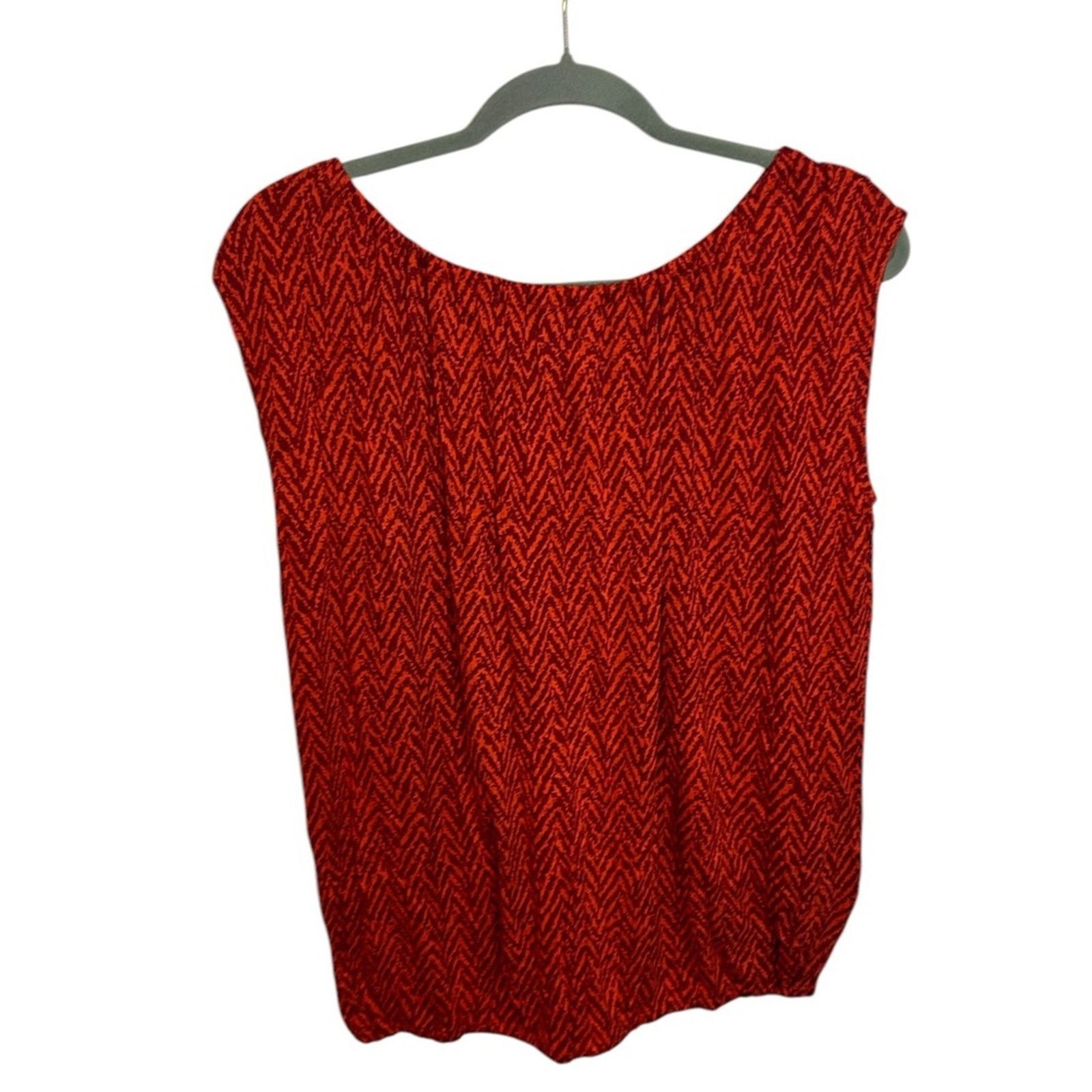 Loft Nwt Loft Orange Chevron Elastic Waist Tank Size S / US 4 / IT 40 - 2 Thumbnail