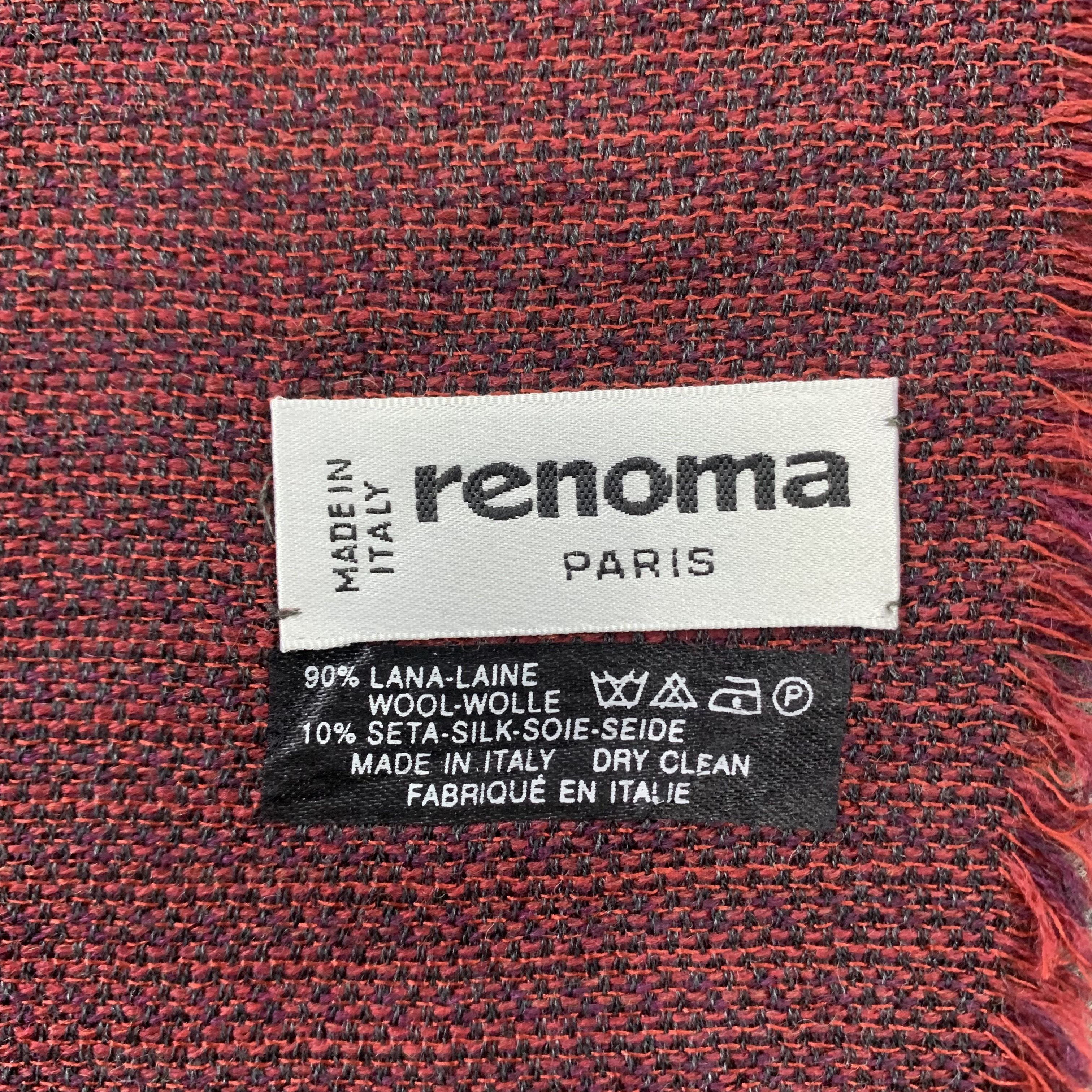Renoma Renoma Scarf Wool Muffler Neck Wrap BL9295 Size ONE SIZE - 6 Thumbnail
