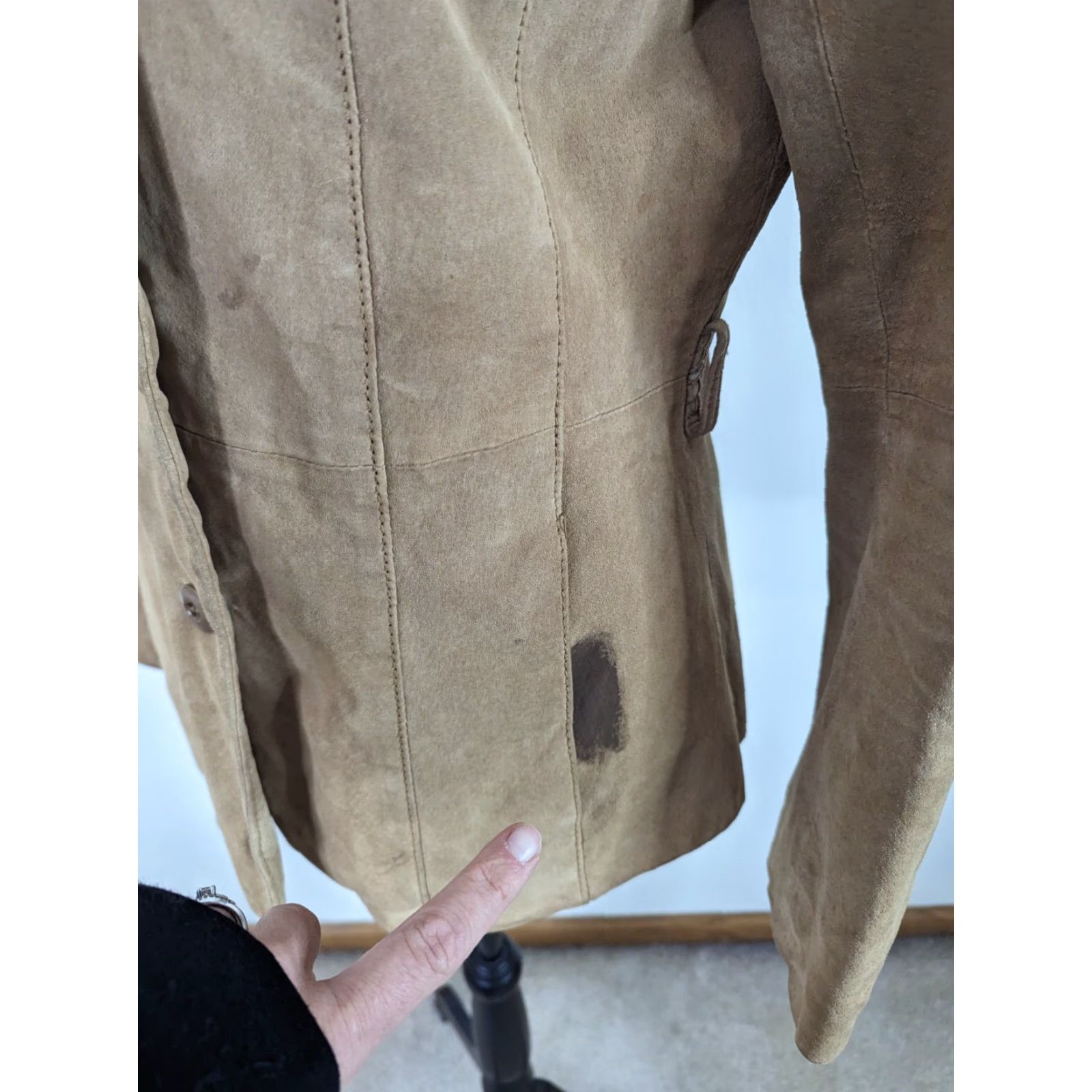 Vintage VINTAGE Wilsons Leather Western Blazer Jacket Women’s Suede Beige Tan Size M 細 Size M / US 6-8 / IT 42-44 - 2 Thumbnail