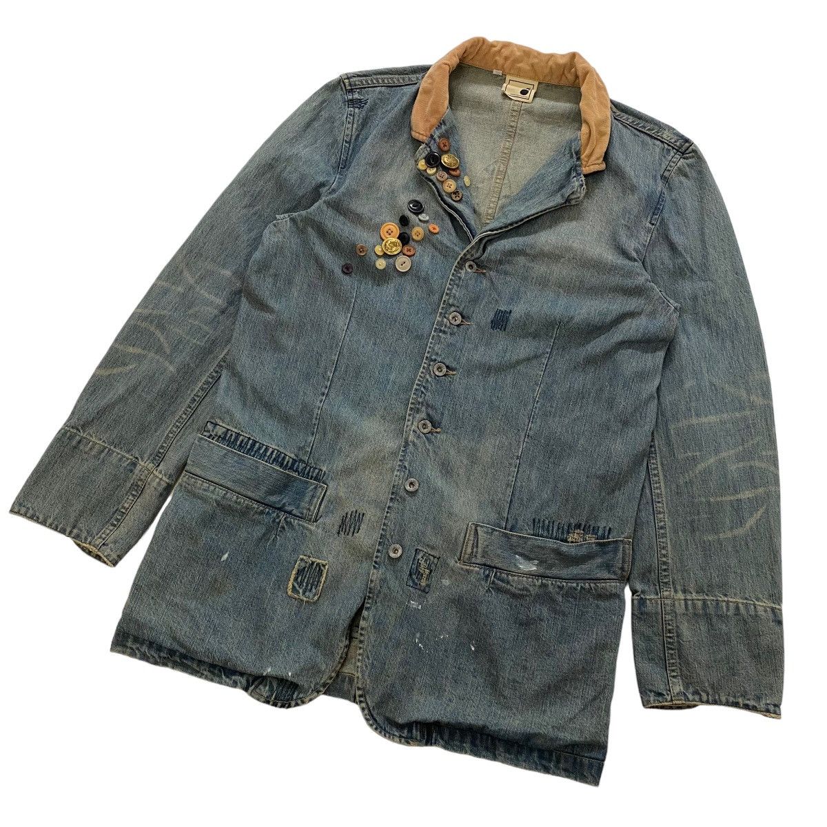 Vintage ⚡️Vintage Mangrove design button patchwork jacket Size US S / EU 44-46 / 1 - 3 Thumbnail